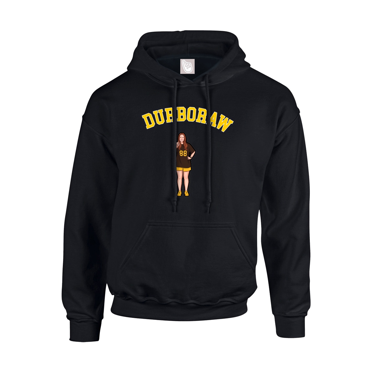 Youth Hoodie — Shirsey Arch in Black