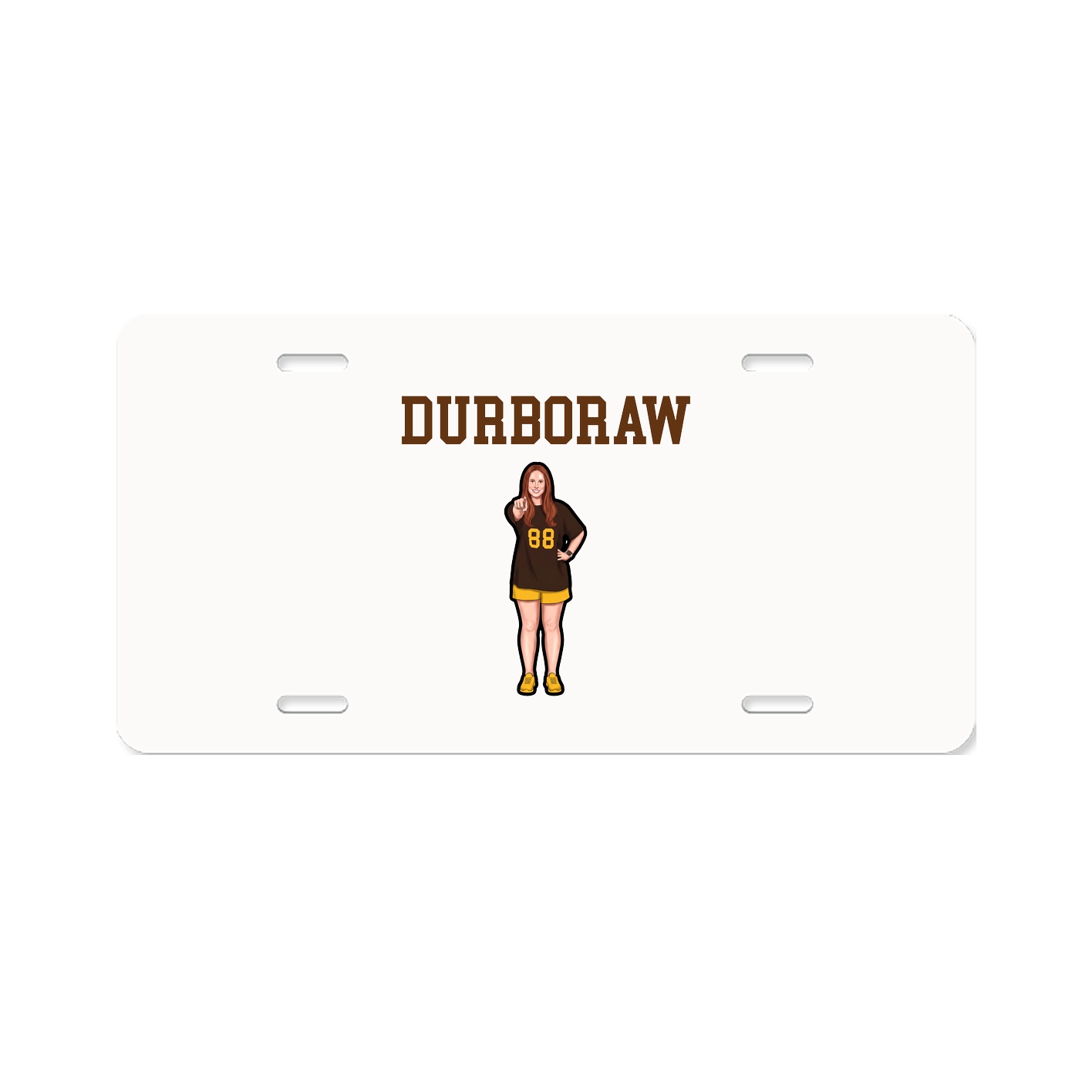 License Plate — Shirsey in Classic