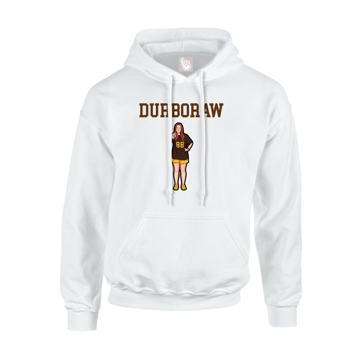 Youth Hoodie — Shirsey in White