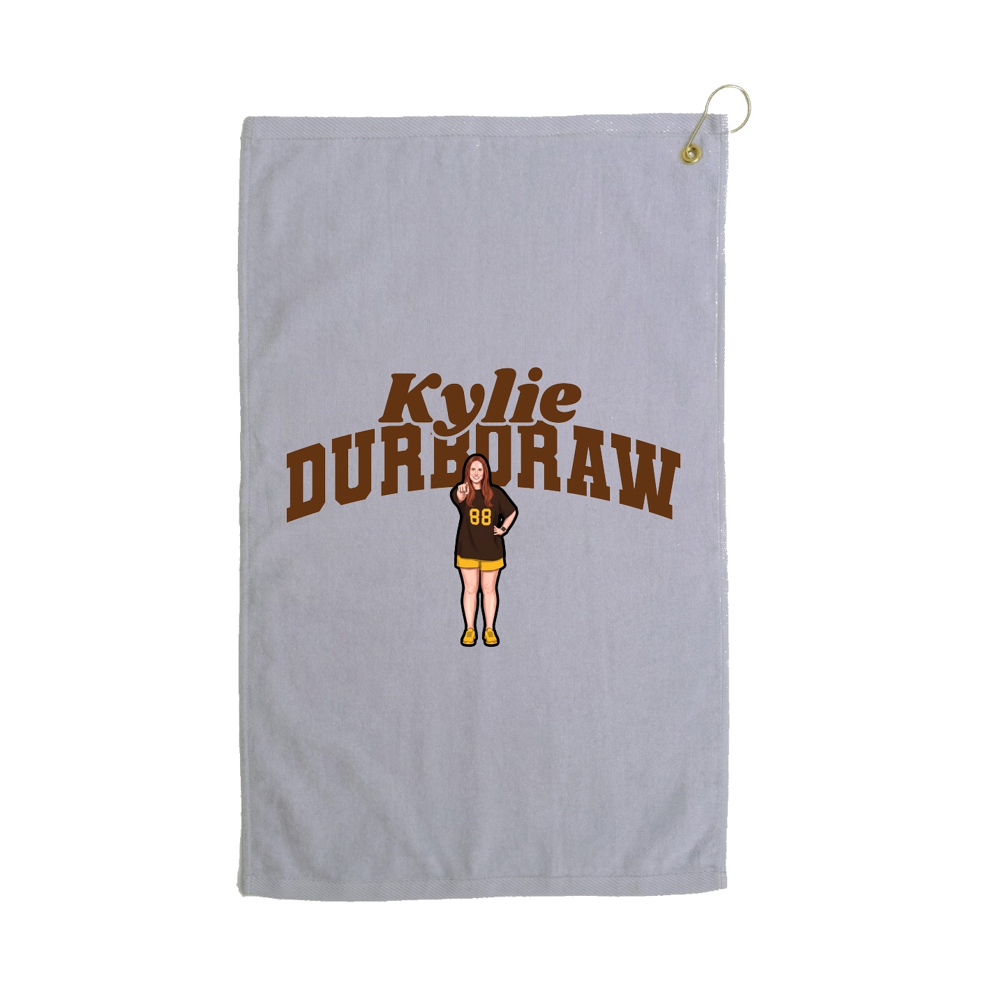 Golf Towel — Signature Arch in Grey