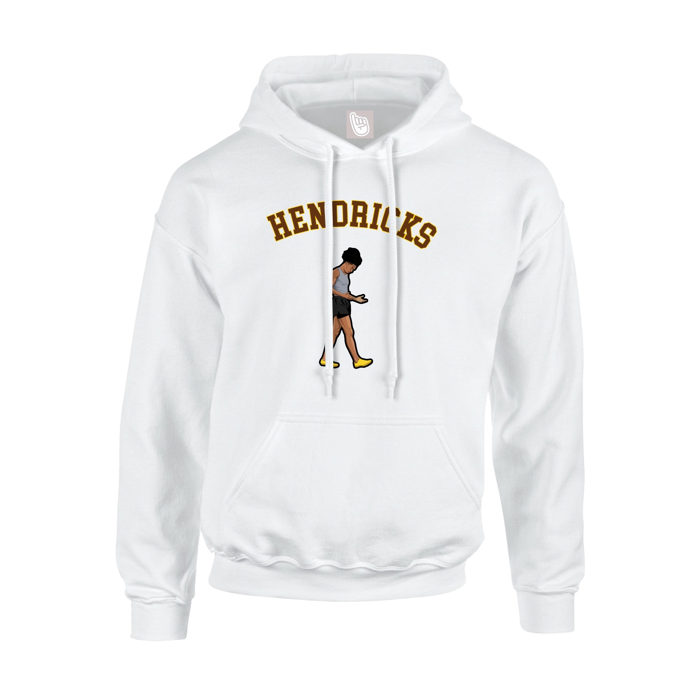 Hoodie — Shirsey Arch in White