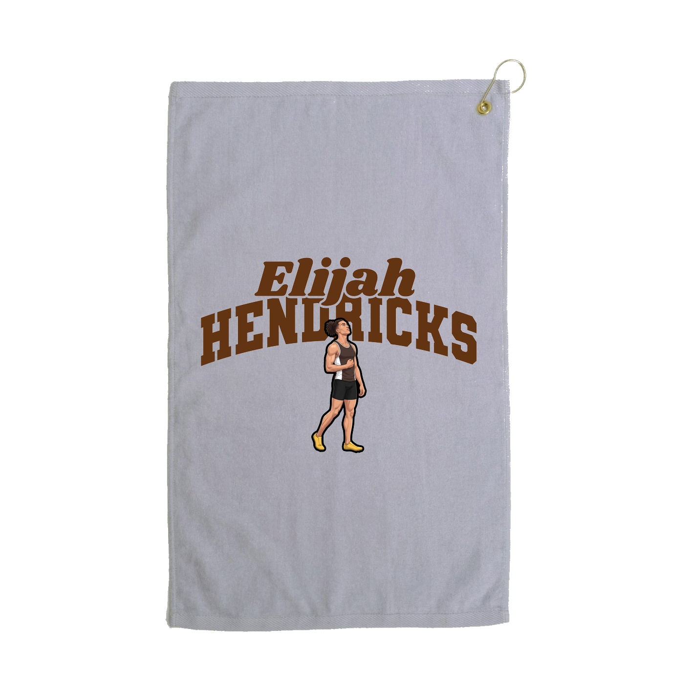 Golf Towel — Signature Arch in Grey