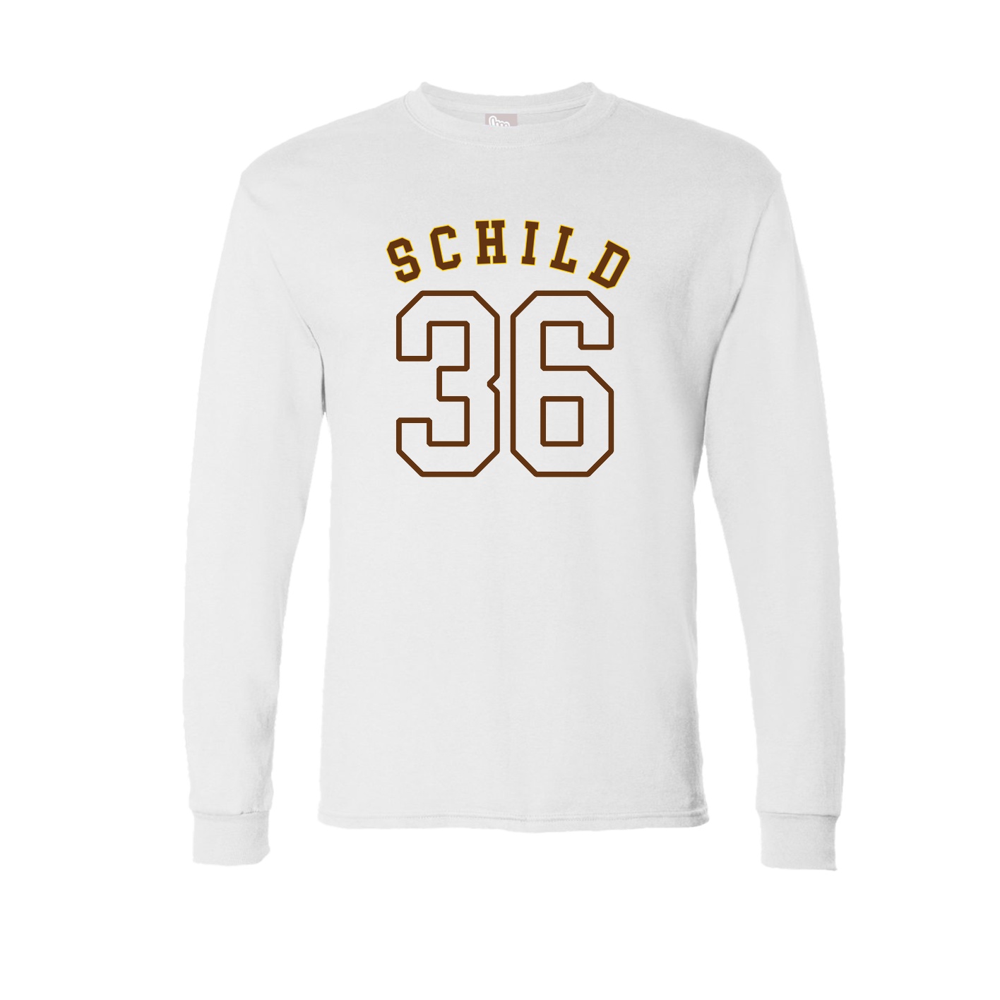 Long Sleeve Tee — Shirsey Arch in White