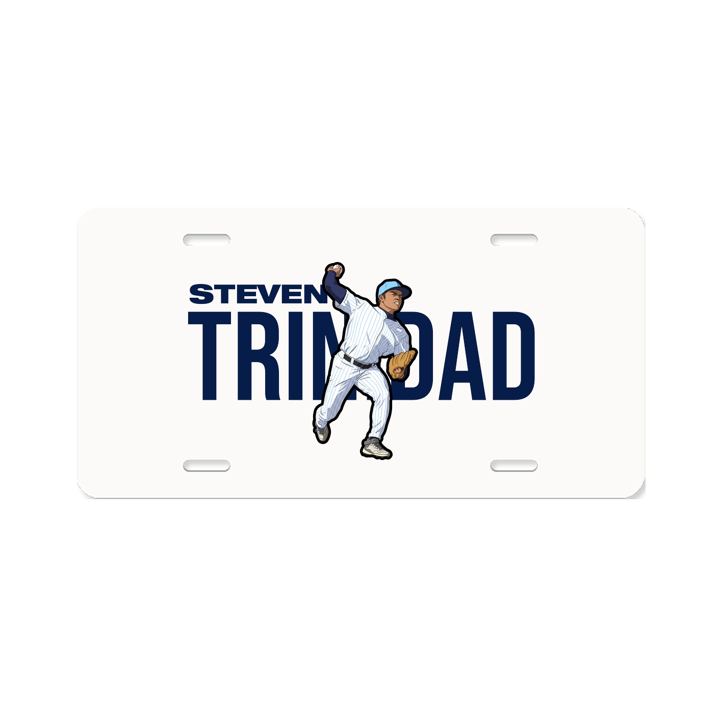 License Plate — Player Name in Classic