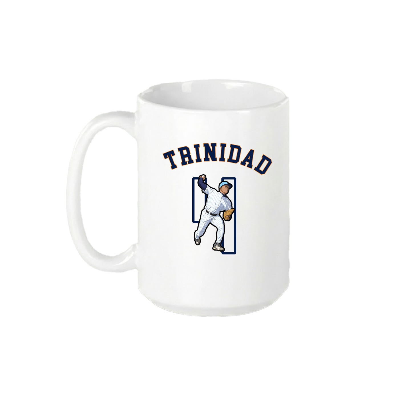 15oz Coffee Mug — Shirsey Arch in White