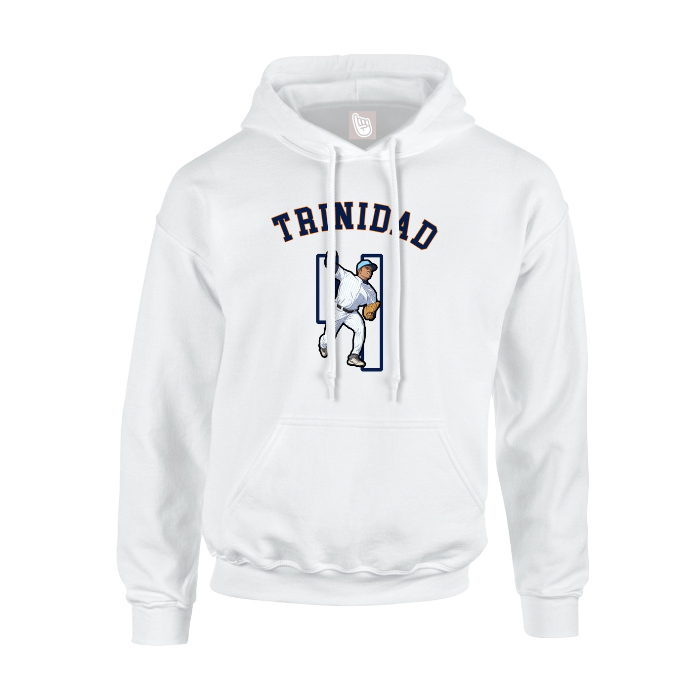 Youth Hoodie — Shirsey Arch in White