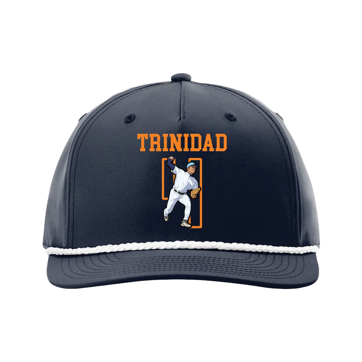Five-Panel Classic Rope Cap — Shirsey in Navy