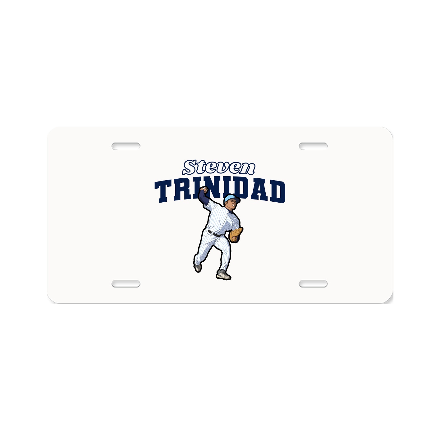 License Plate — Name Arch in Classic