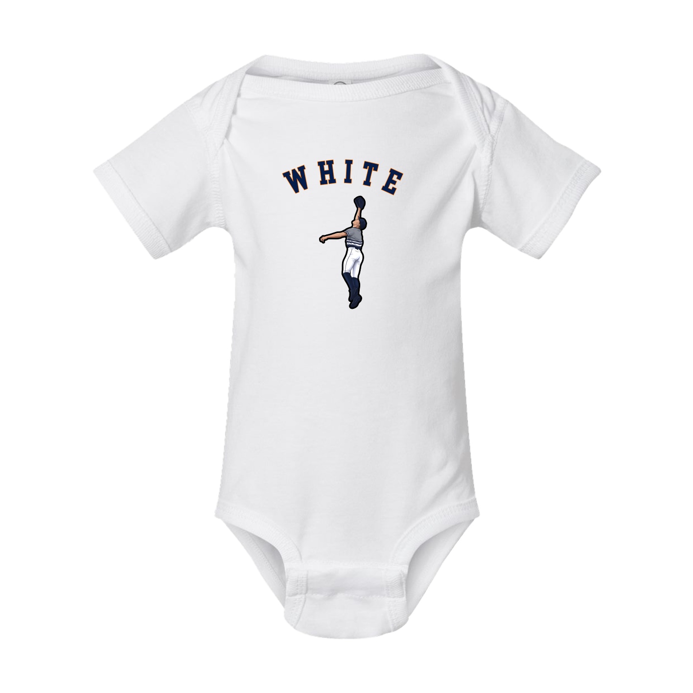 Baby Onesie — Shirsey Arch in White