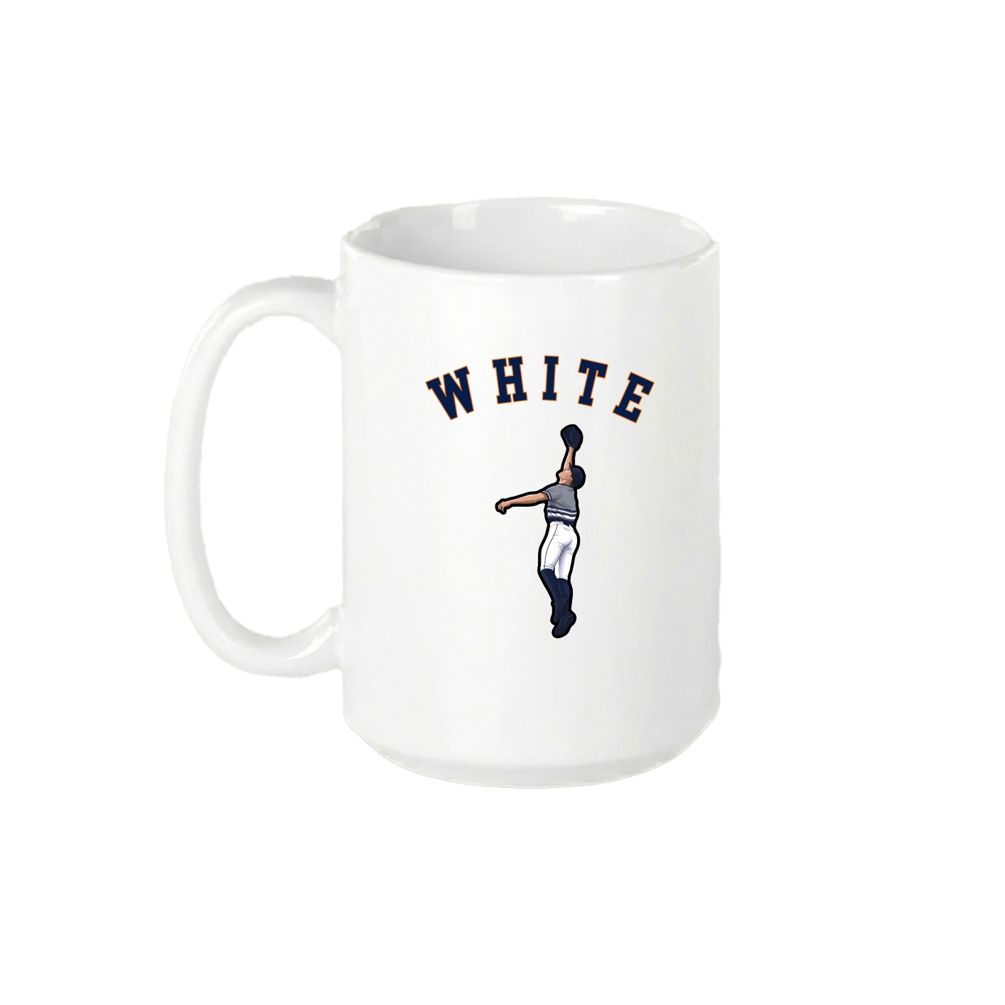 15oz Coffee Mug — Shirsey Arch in White