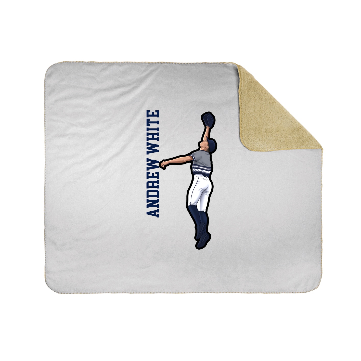 50x60 Sherpa Lined Throw Blanket