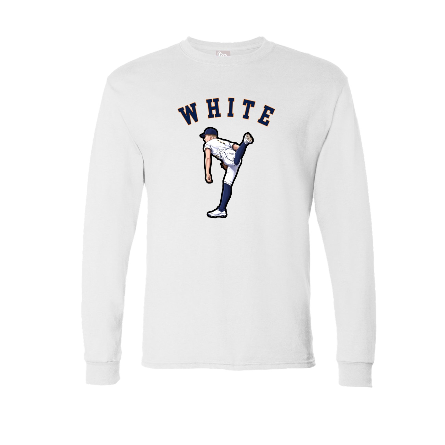 Long Sleeve Tee — Shirsey Arch in White