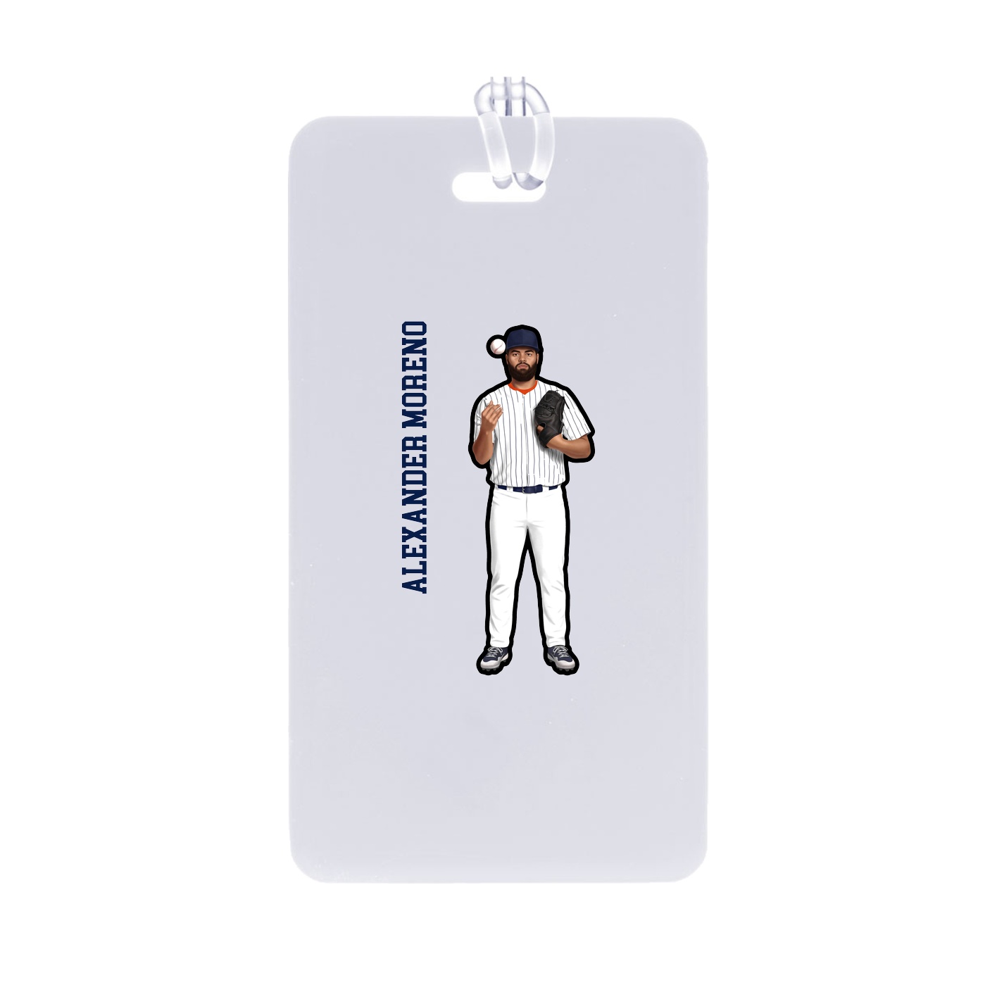 Bag Tag — Name Vertical in Classic