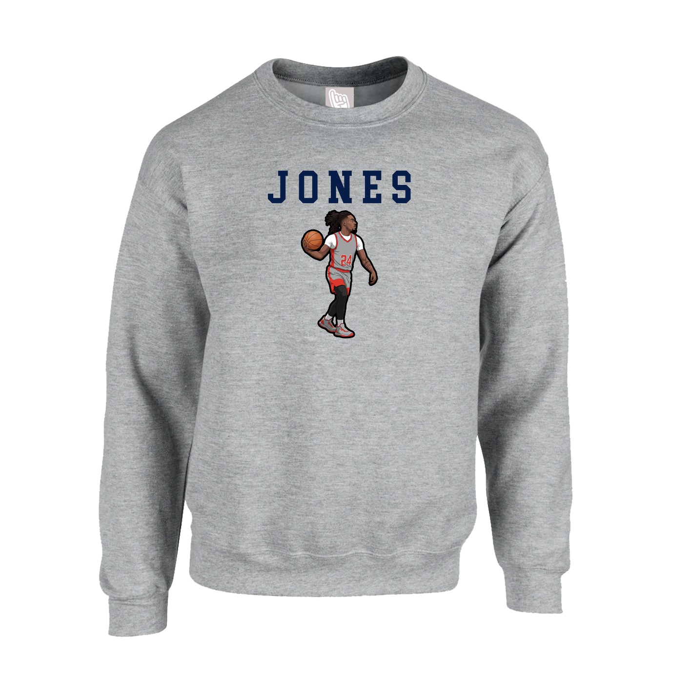 Fleece Crew — Shirsey in Grey