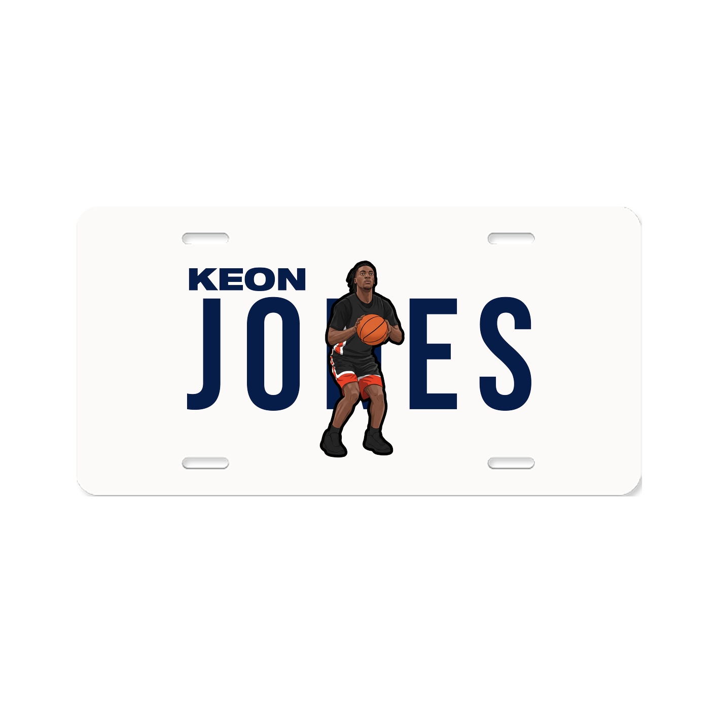 License Plate — Player Name in Classic