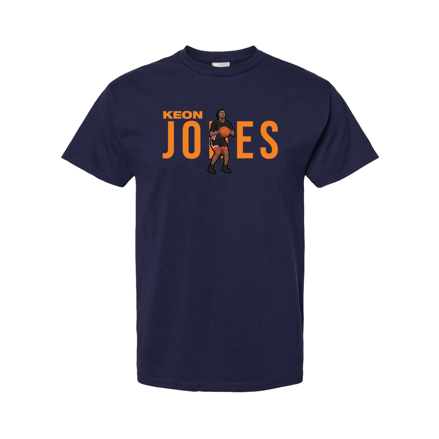 Tee — Player Name in Navy