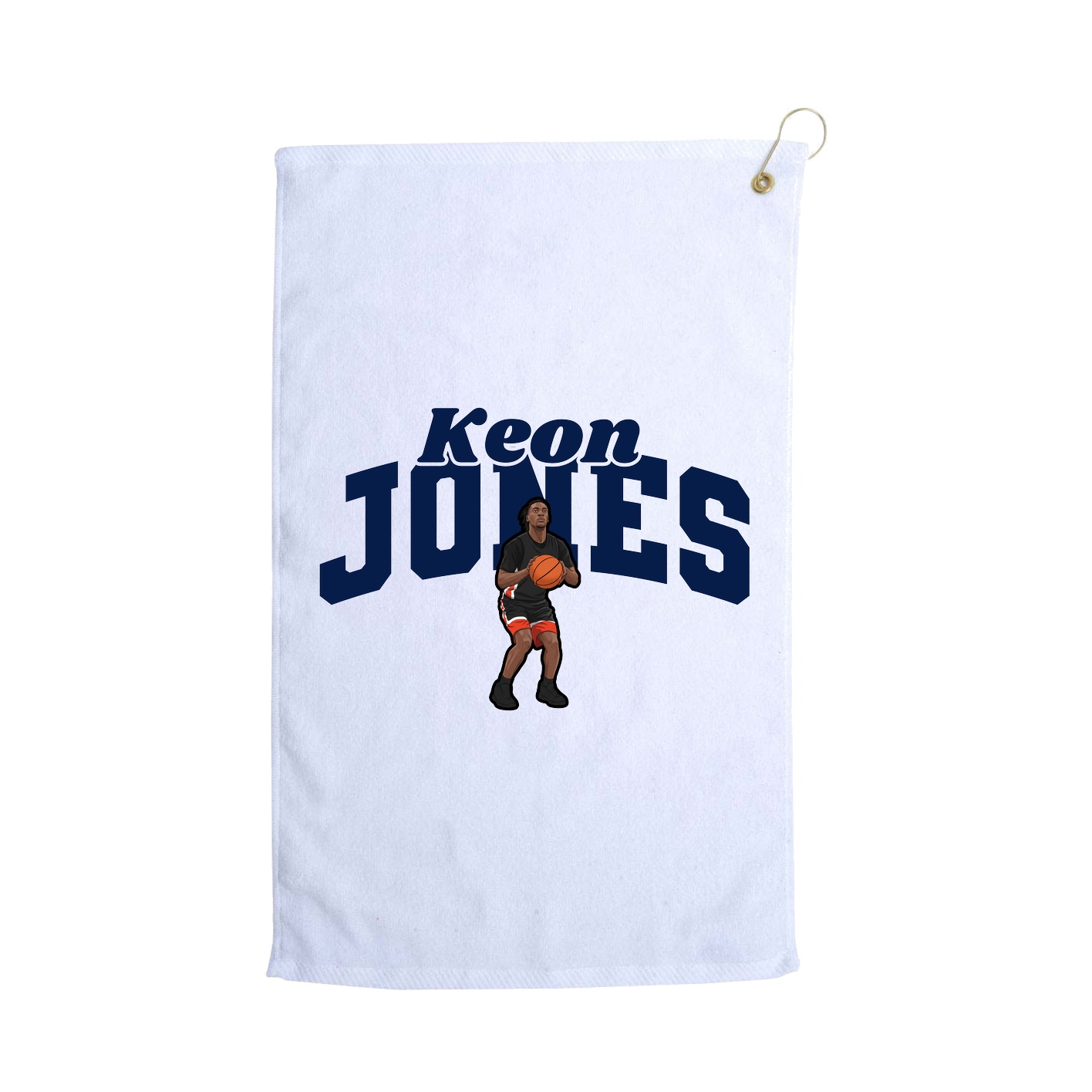 Golf Towel — Signature Arch in White