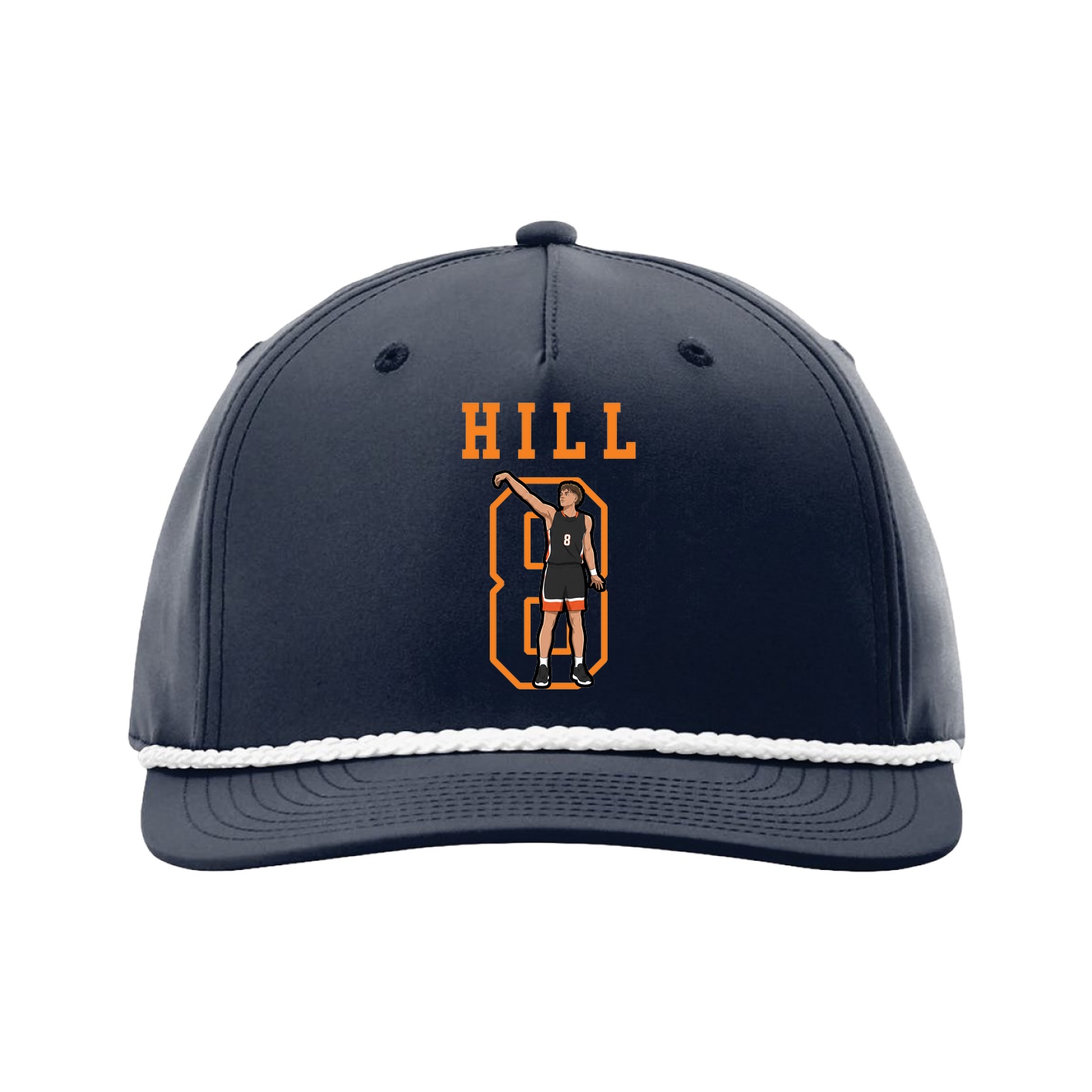 Five-Panel Classic Rope Cap — Shirsey in Navy