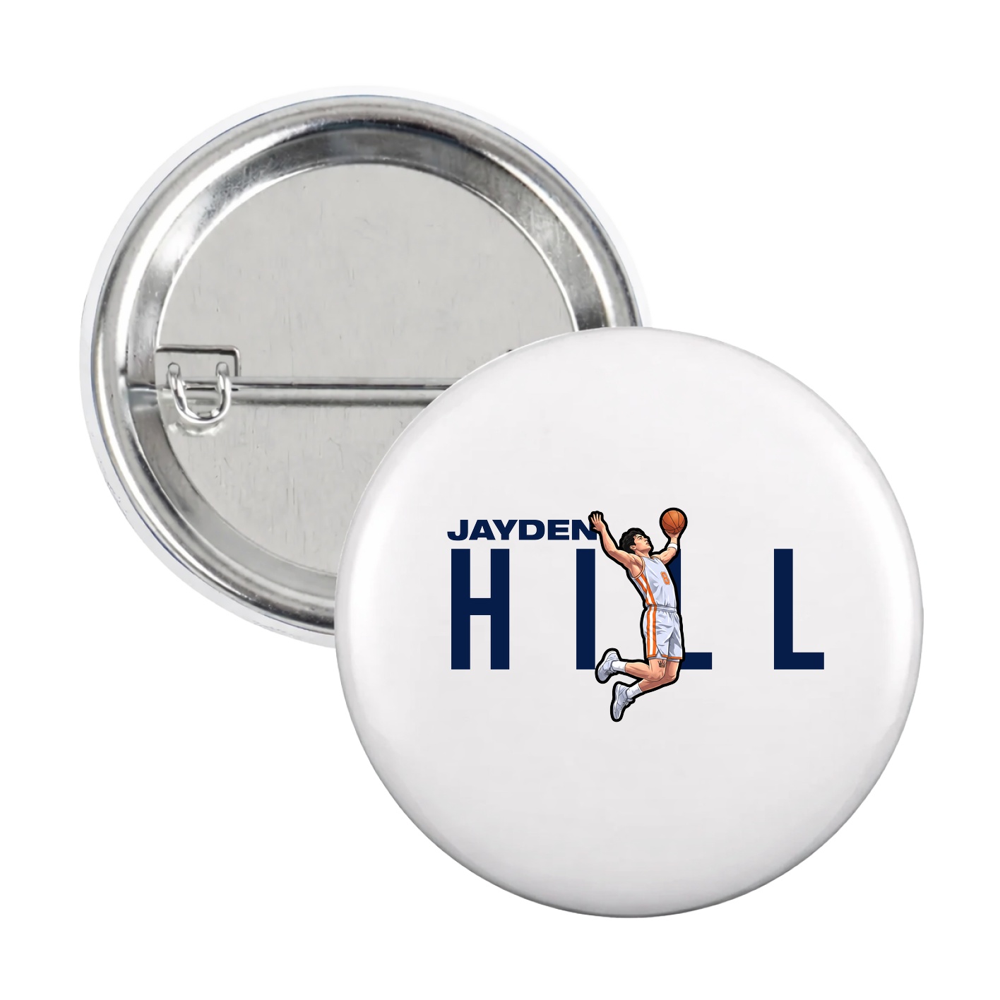 Game Day Button — Player Name in White