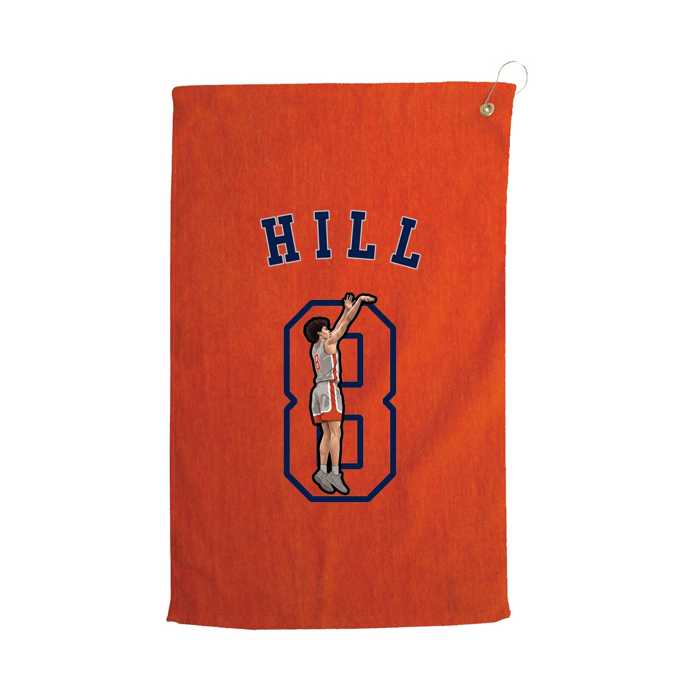 Golf Towel — Shirsey Arch in Orange