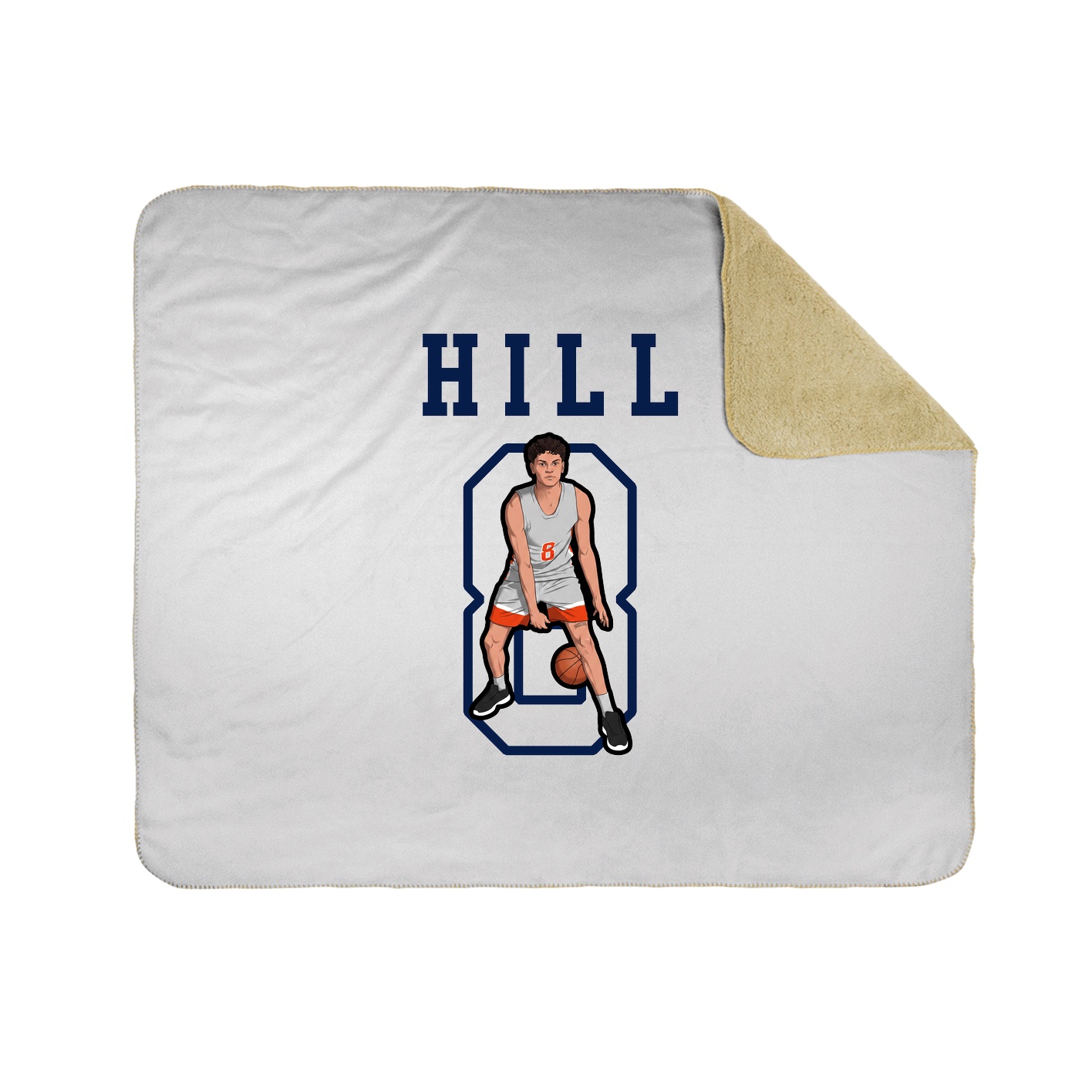 Throw Blanket — Shirsey in White
