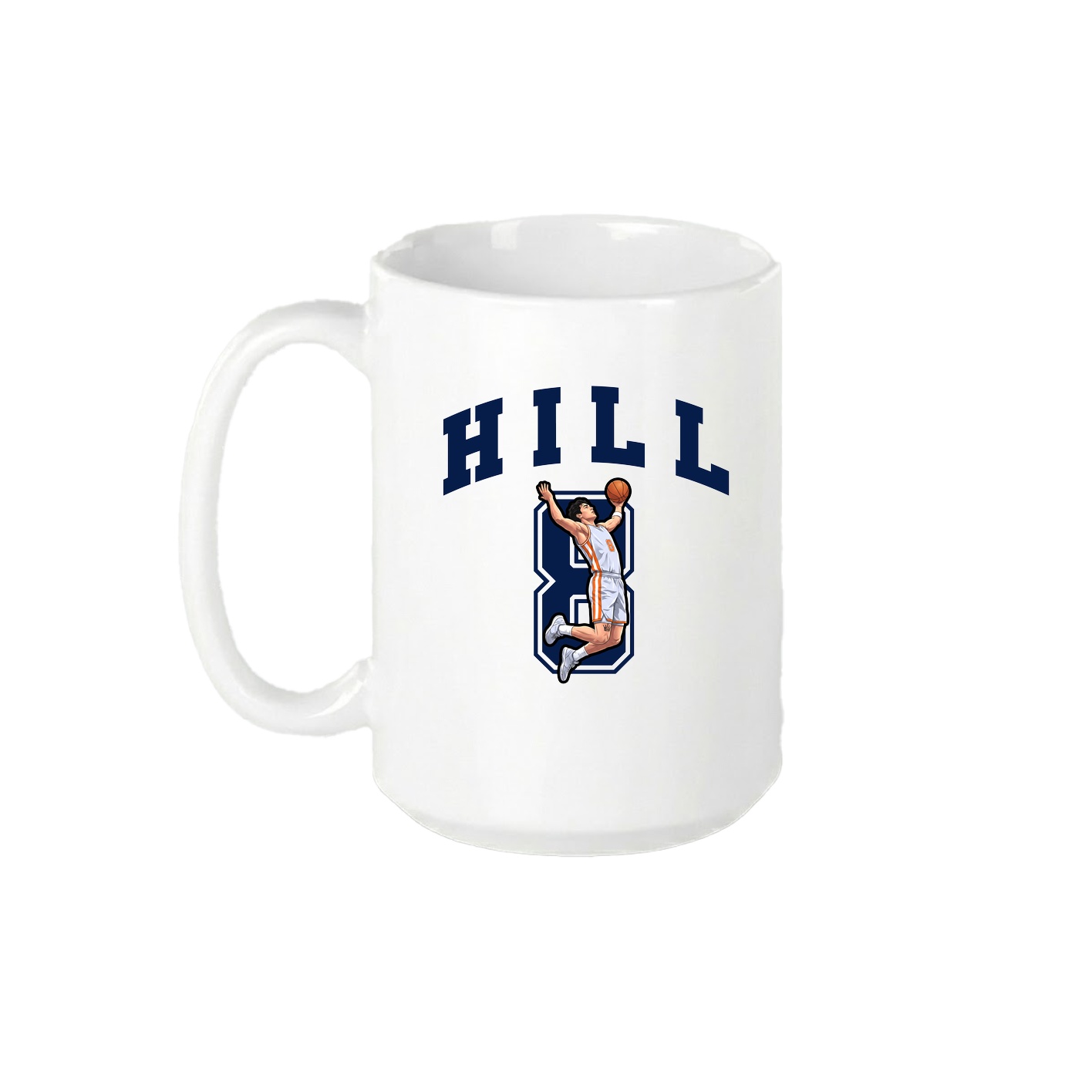 15oz Coffee Mug — Number in White