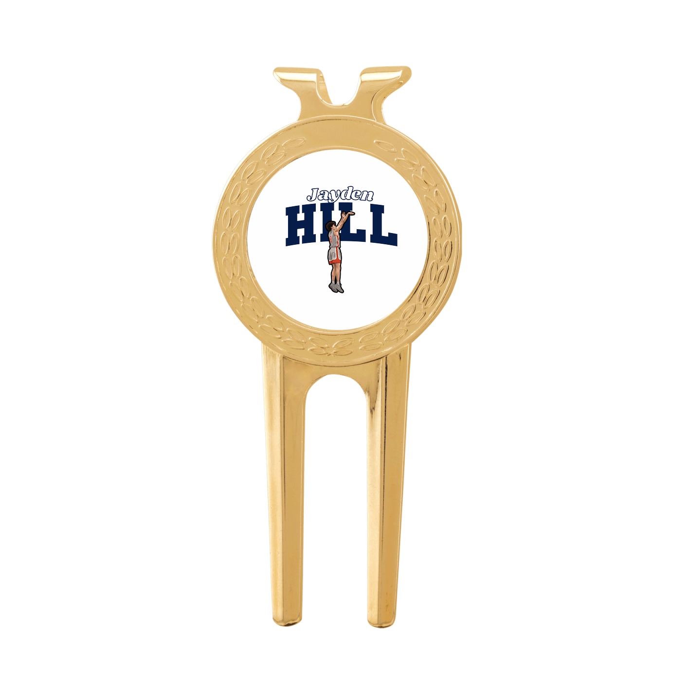 Divot Tool with Ball Marker — Name Arch in Classic