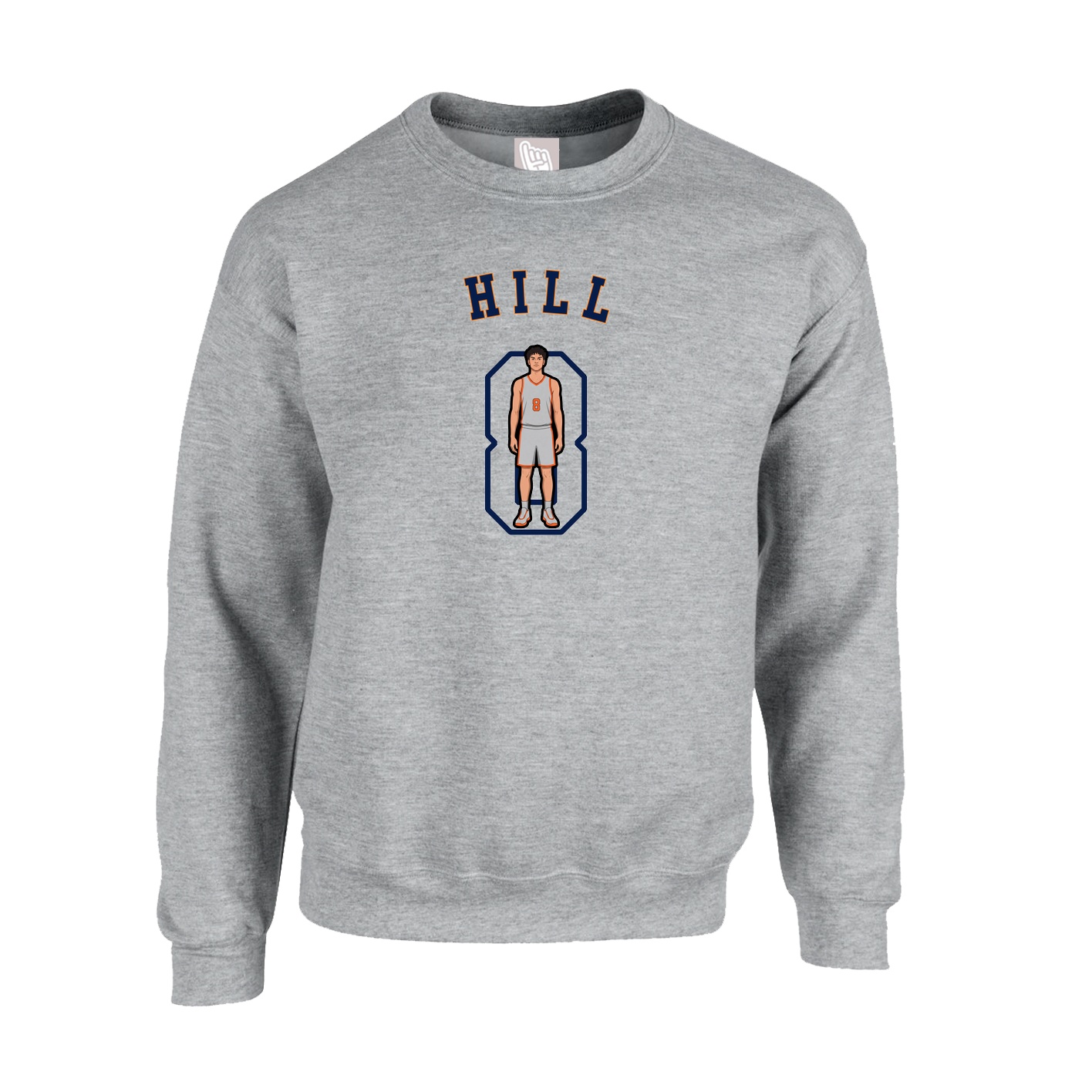 Fleece Crew — Shirsey Arch in Grey