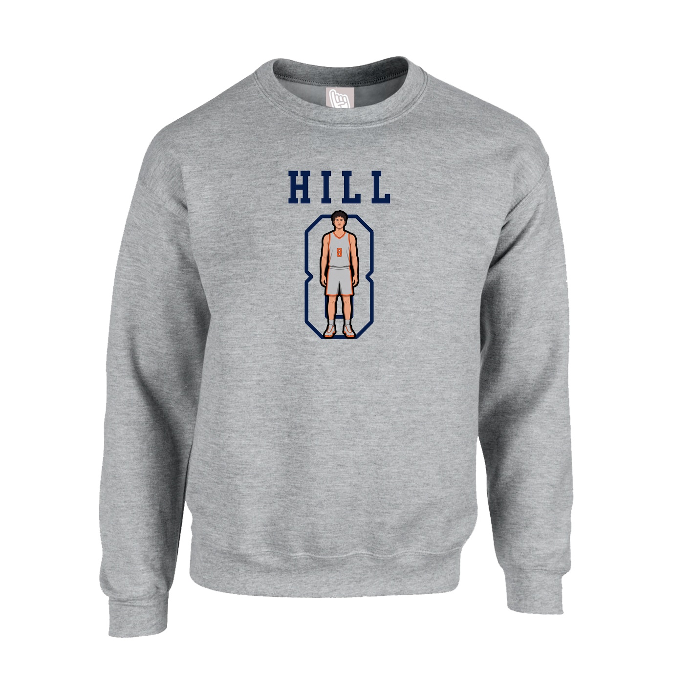 Fleece Crew — Shirsey in Grey