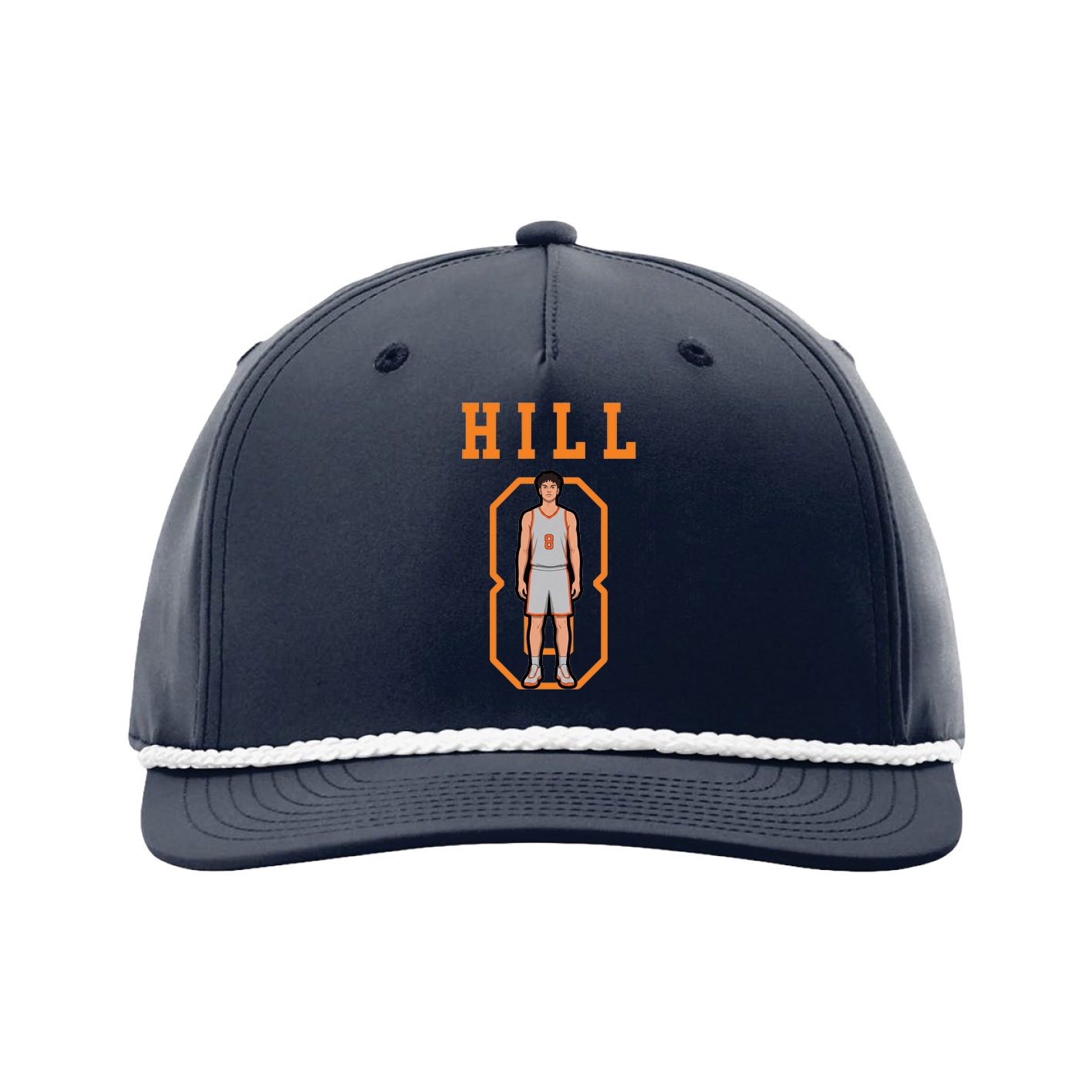 Five-Panel Classic Rope Cap — Shirsey in Navy