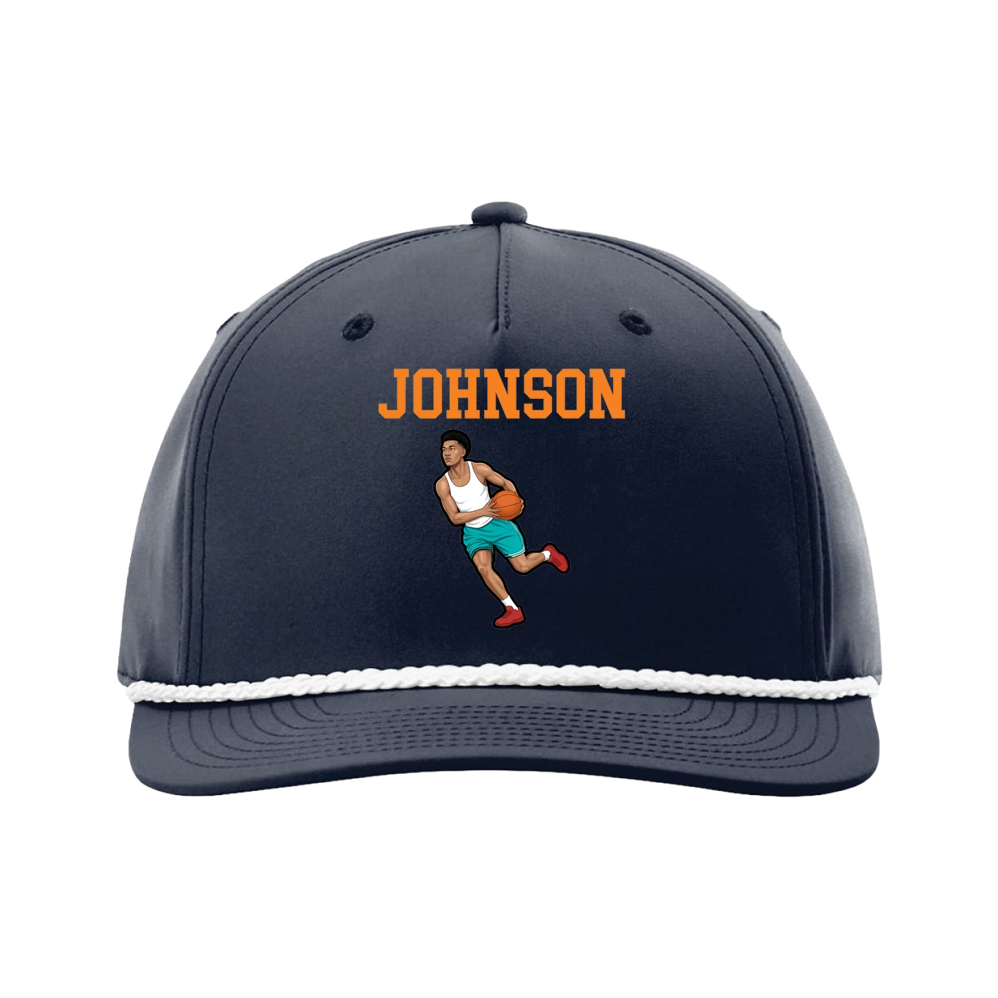 Five-Panel Classic Rope Cap — Shirsey in Navy