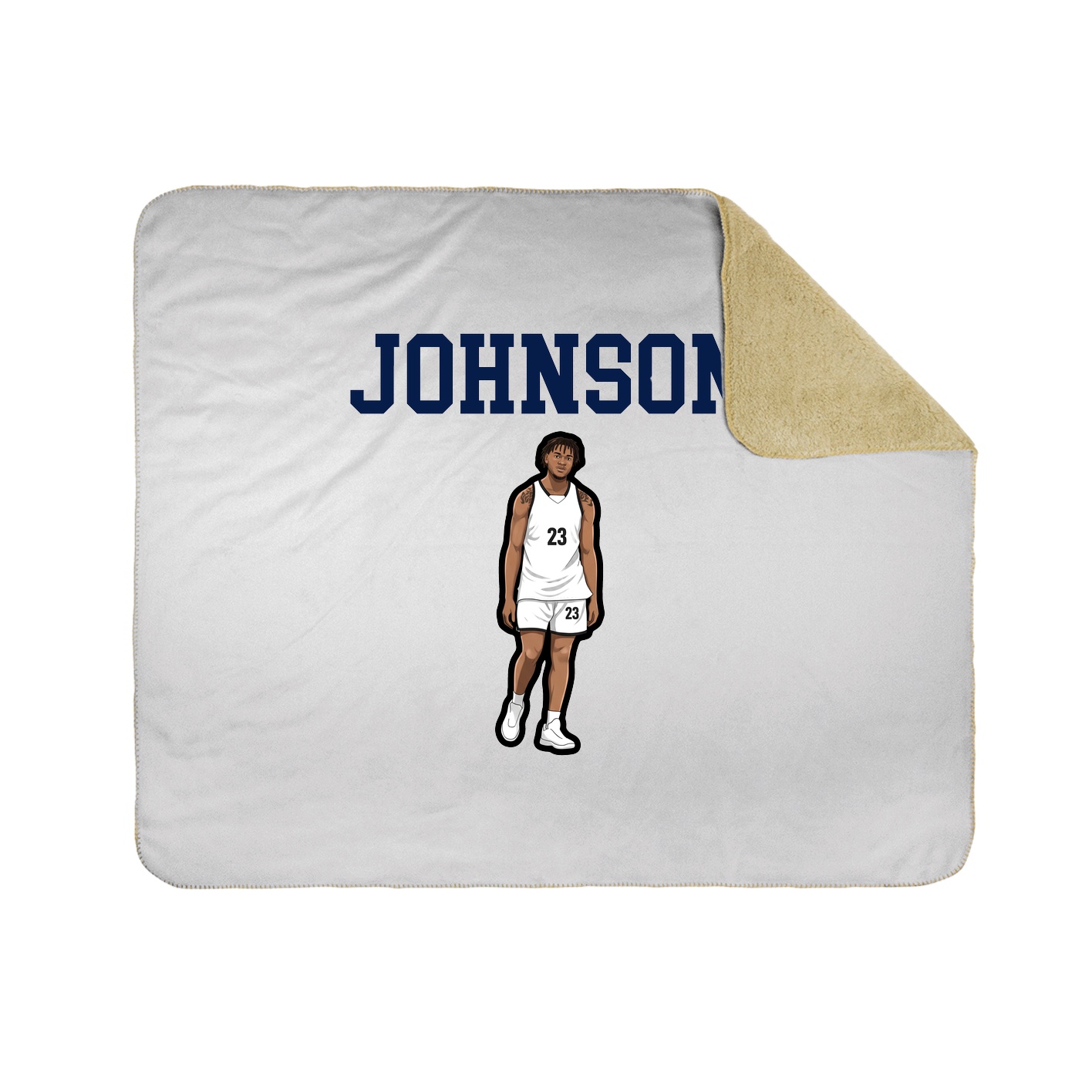 Throw Blanket — Shirsey in White