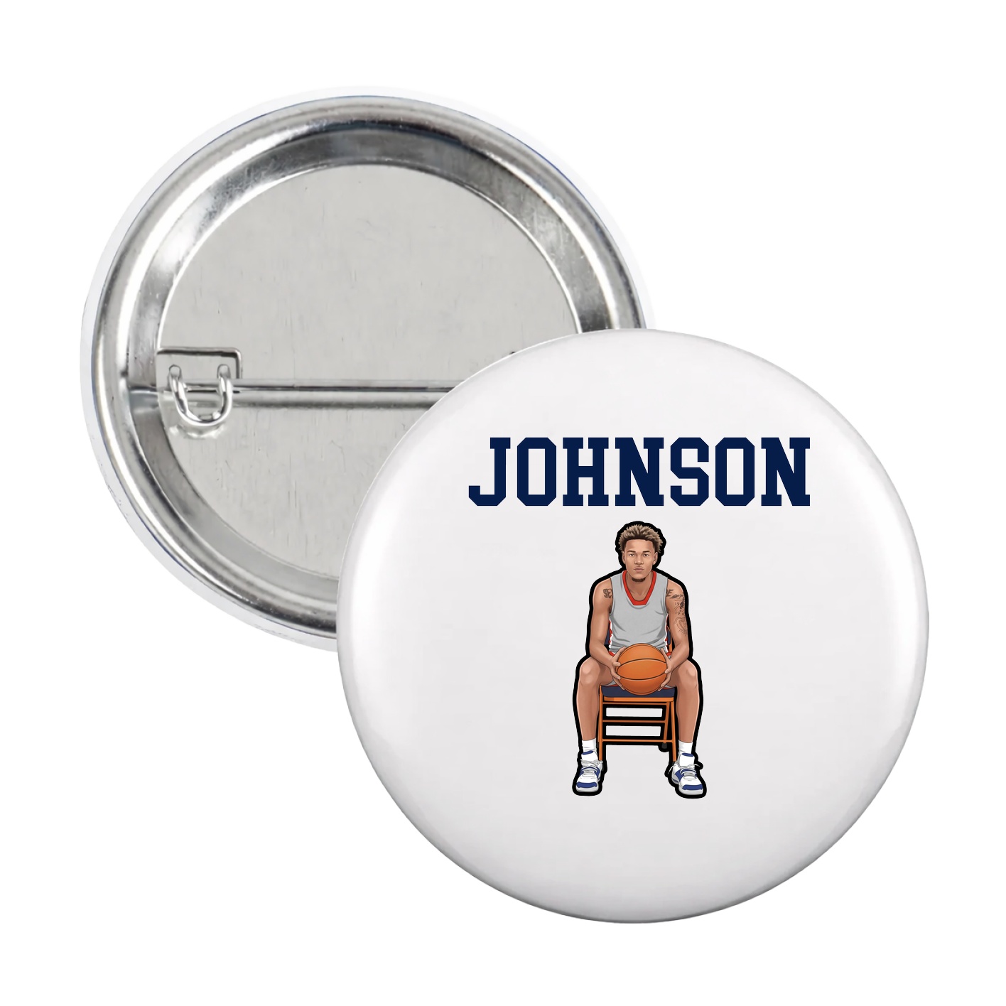 Game Day Button — Shirsey in White