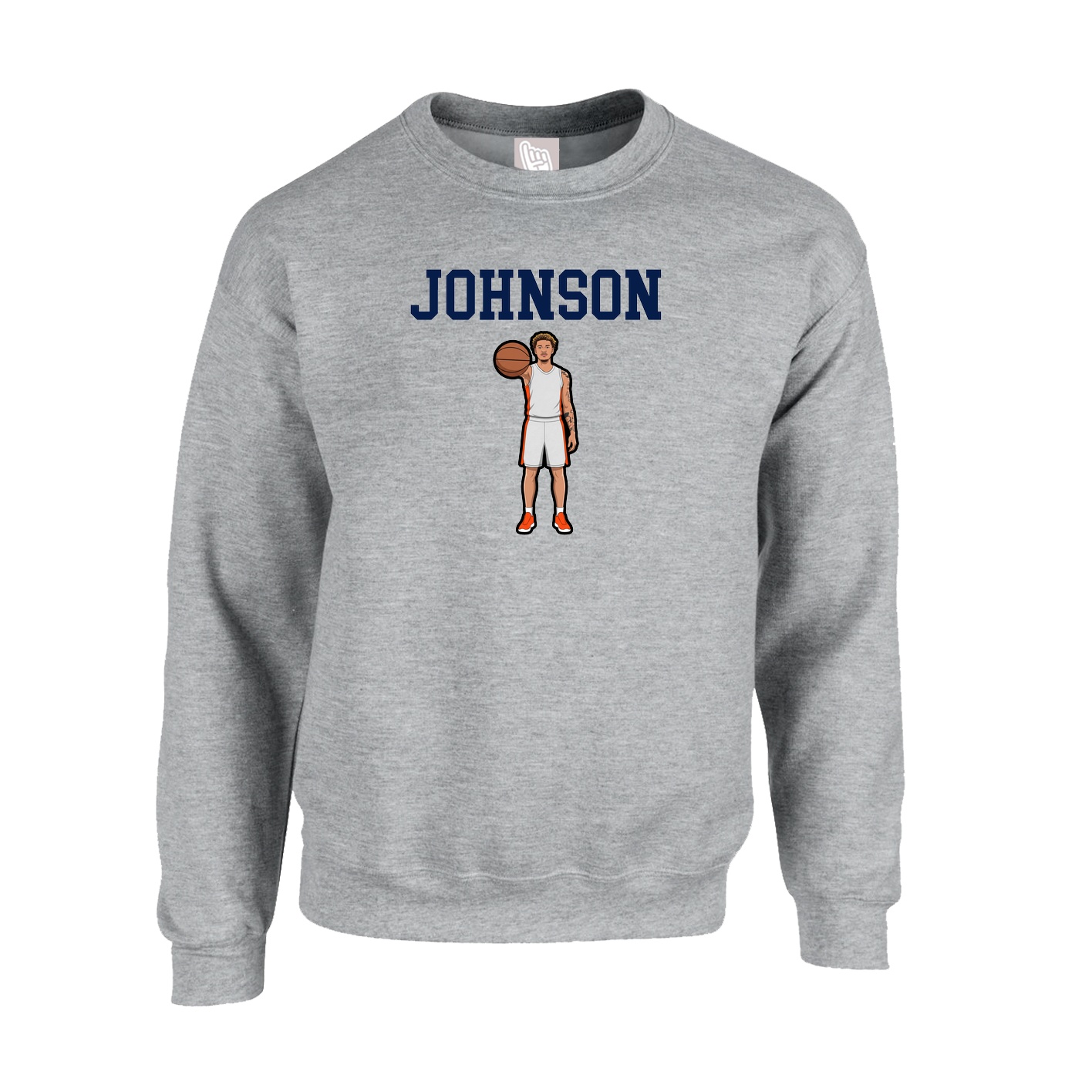 Fleece Crew — Shirsey in Grey