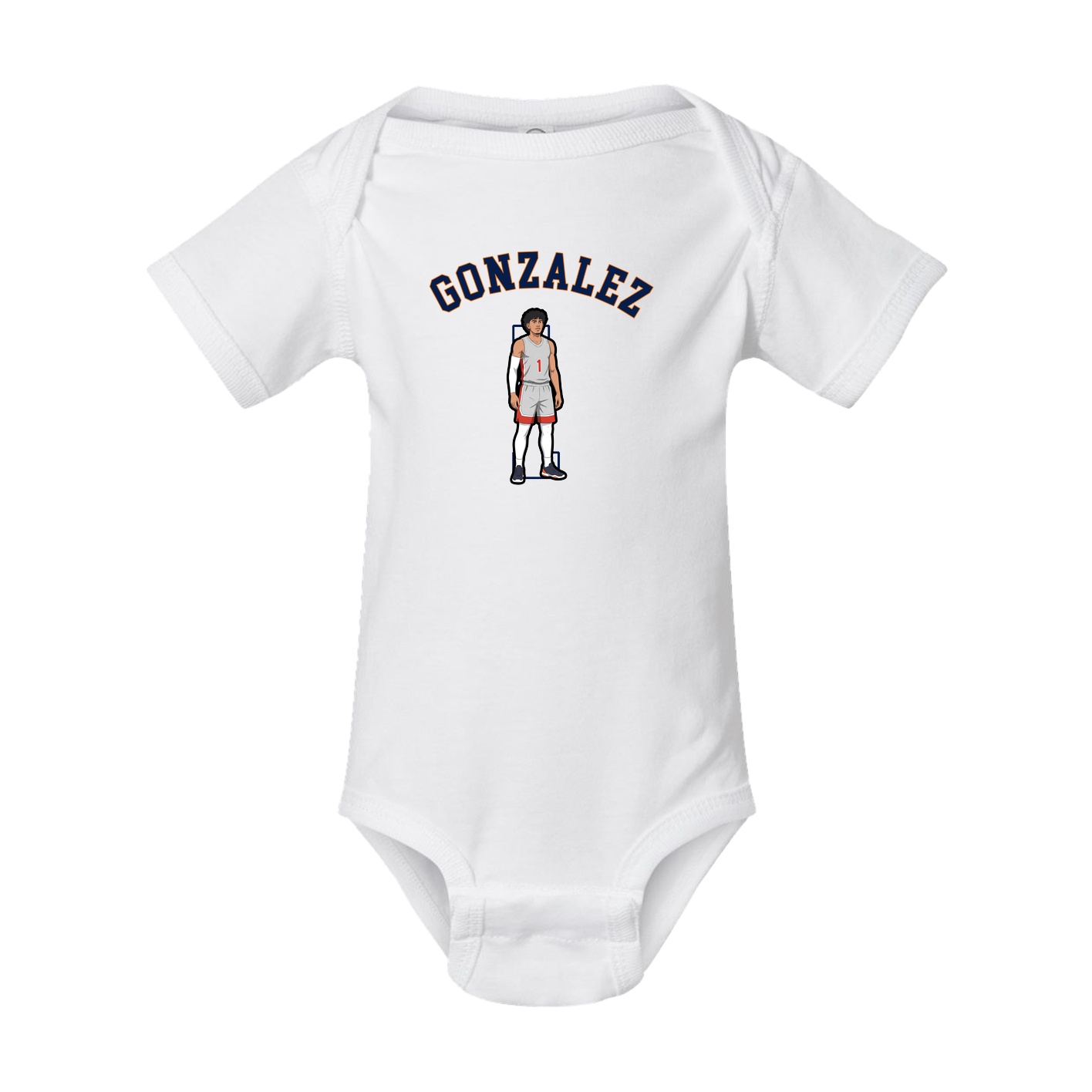 Baby Onesie — Shirsey Arch in White