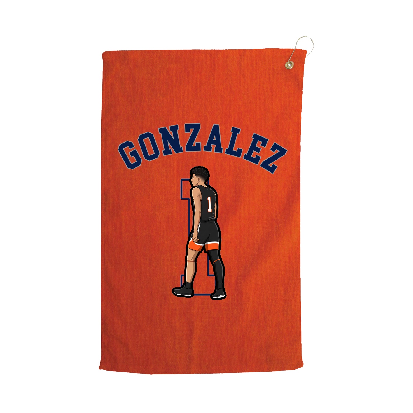 Golf Towel — Shirsey Arch in Orange