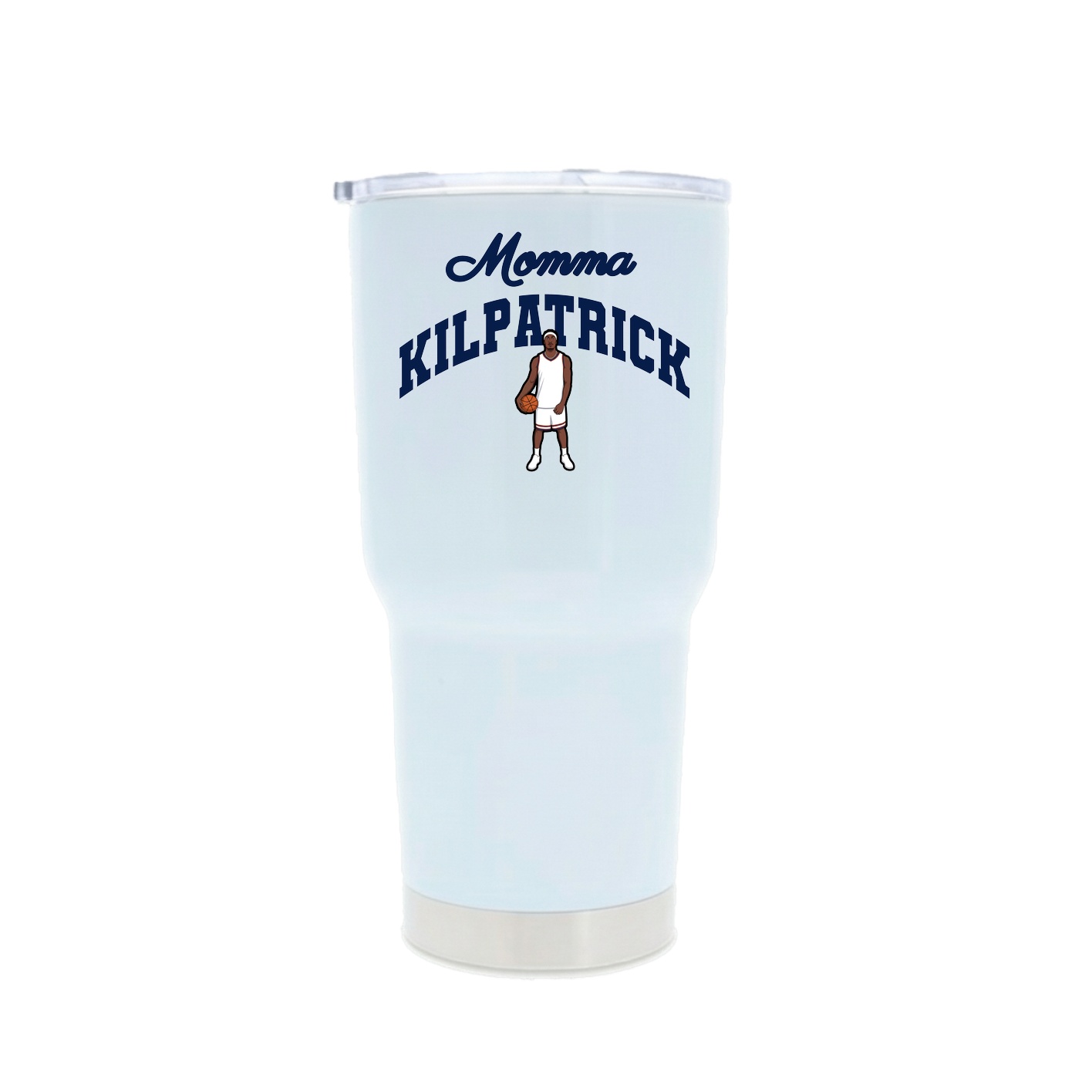 30oz Stainless Steel Tumbler — Mothers Day Arch in White