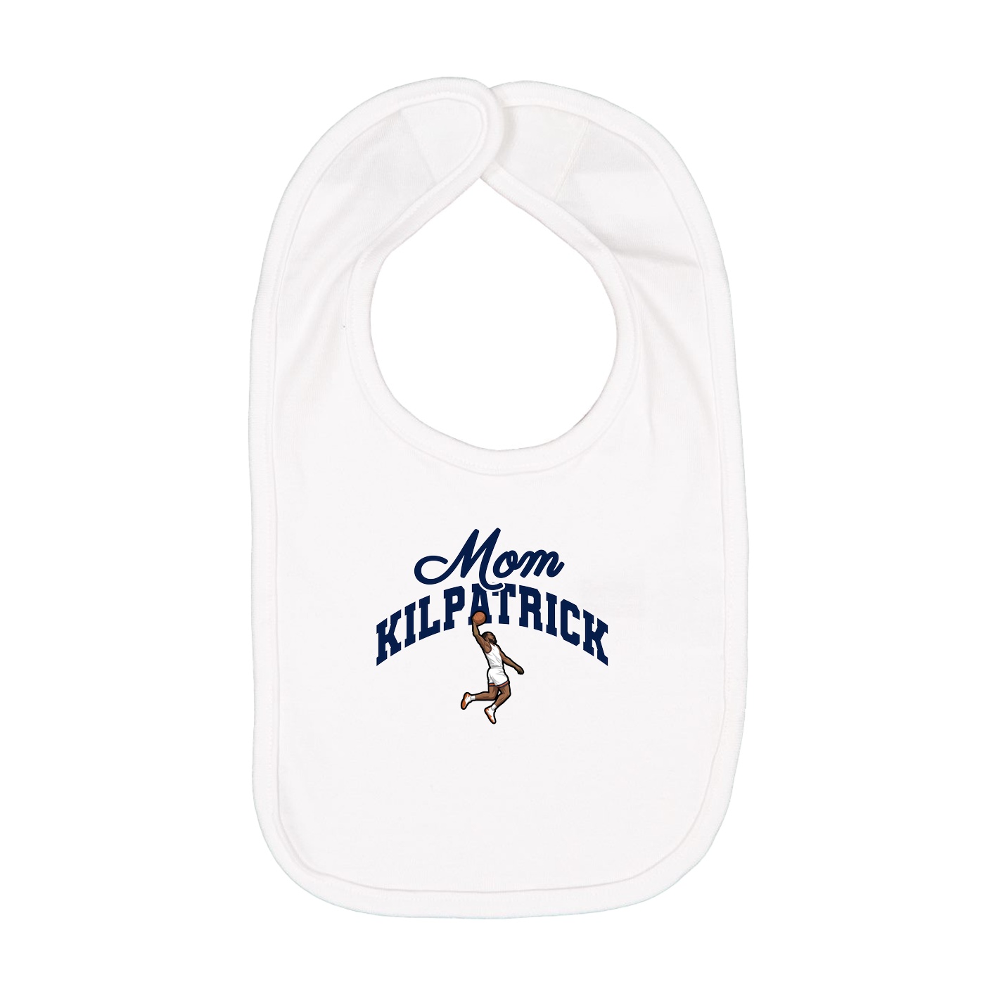 Infant Bib — Mothers Day Arch in White