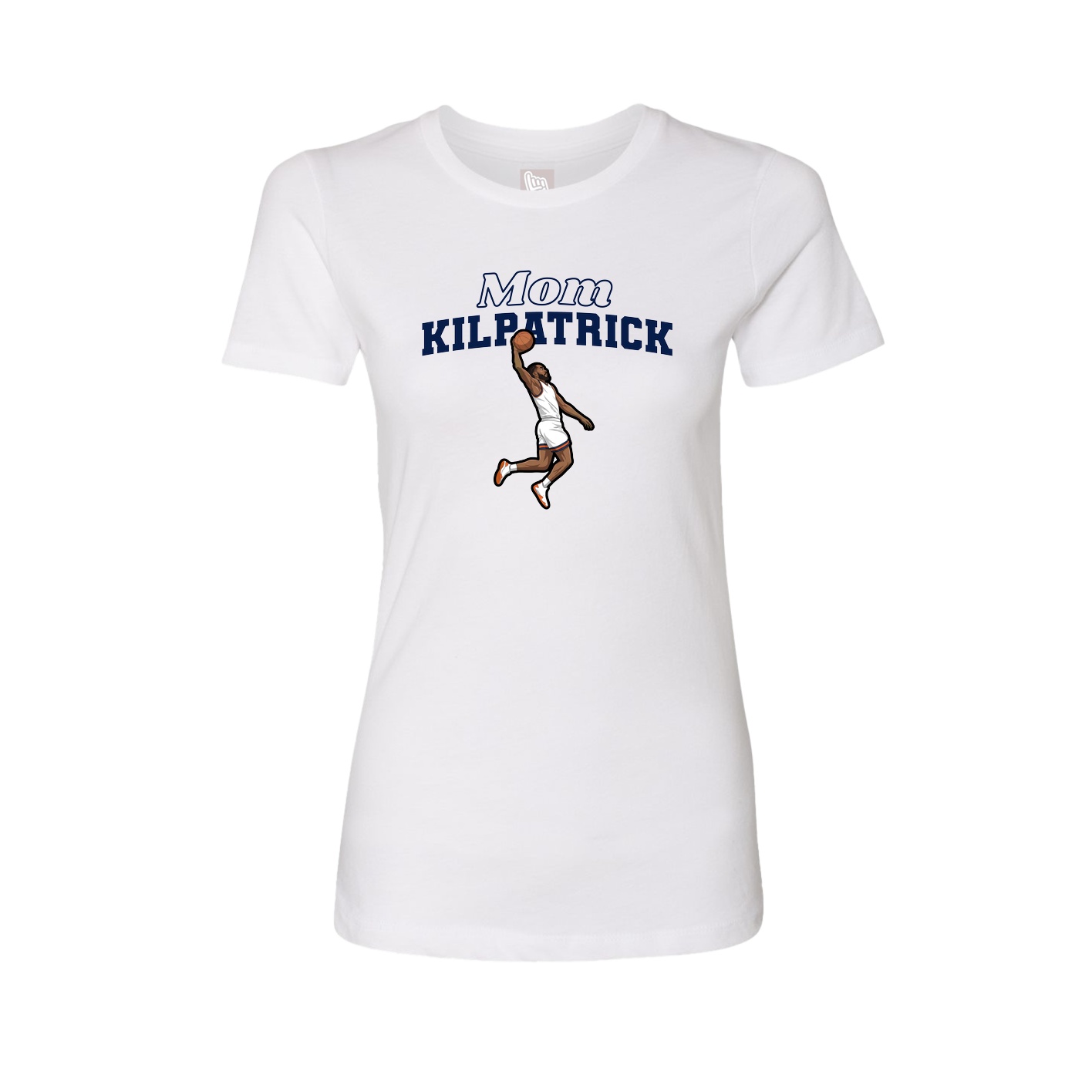 Womens Tee — Mothers Day Block in White