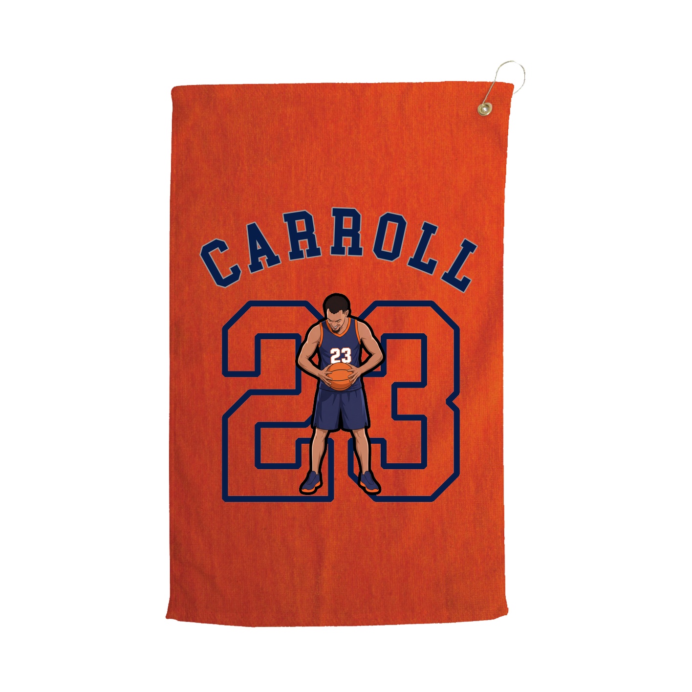 Golf Towel — Shirsey Arch in Orange