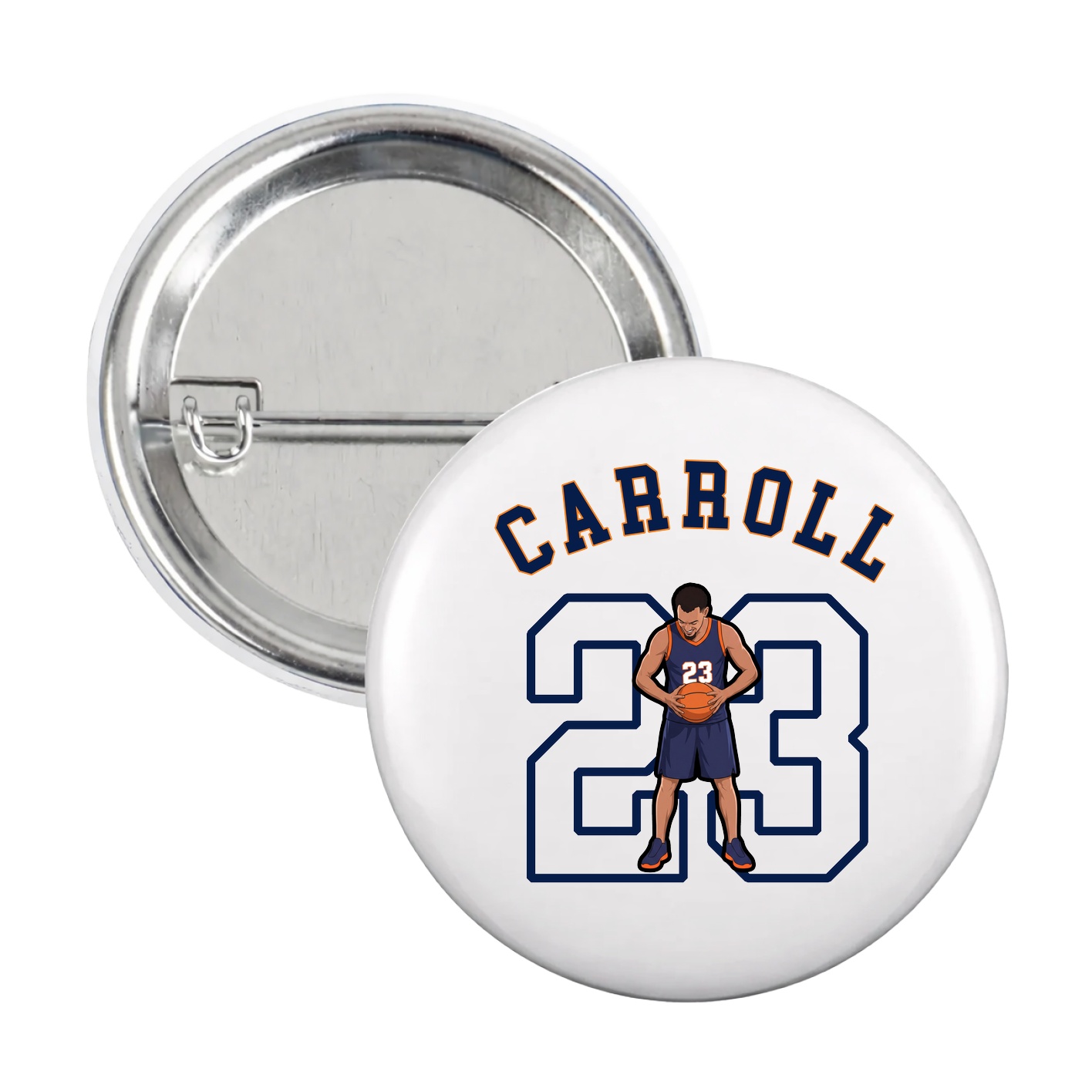 Game Day Button — Shirsey Arch in White