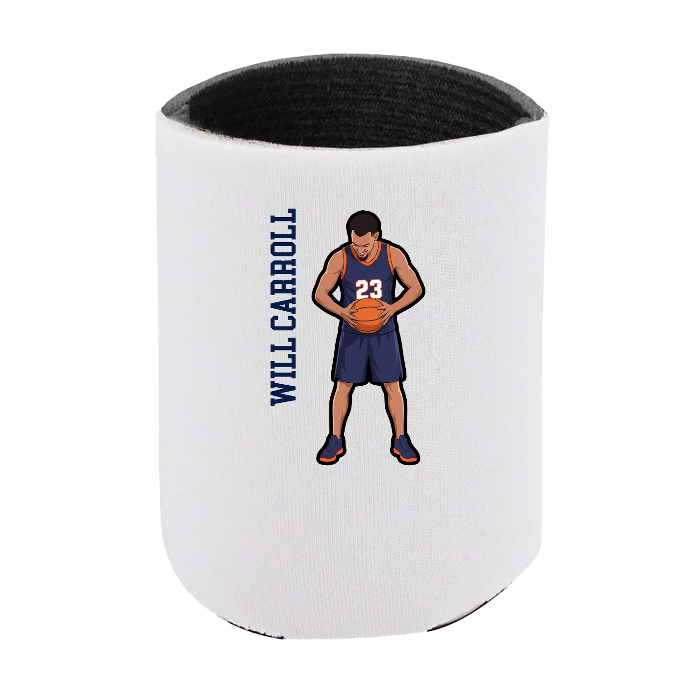 Can Holder — Name Vertical in White