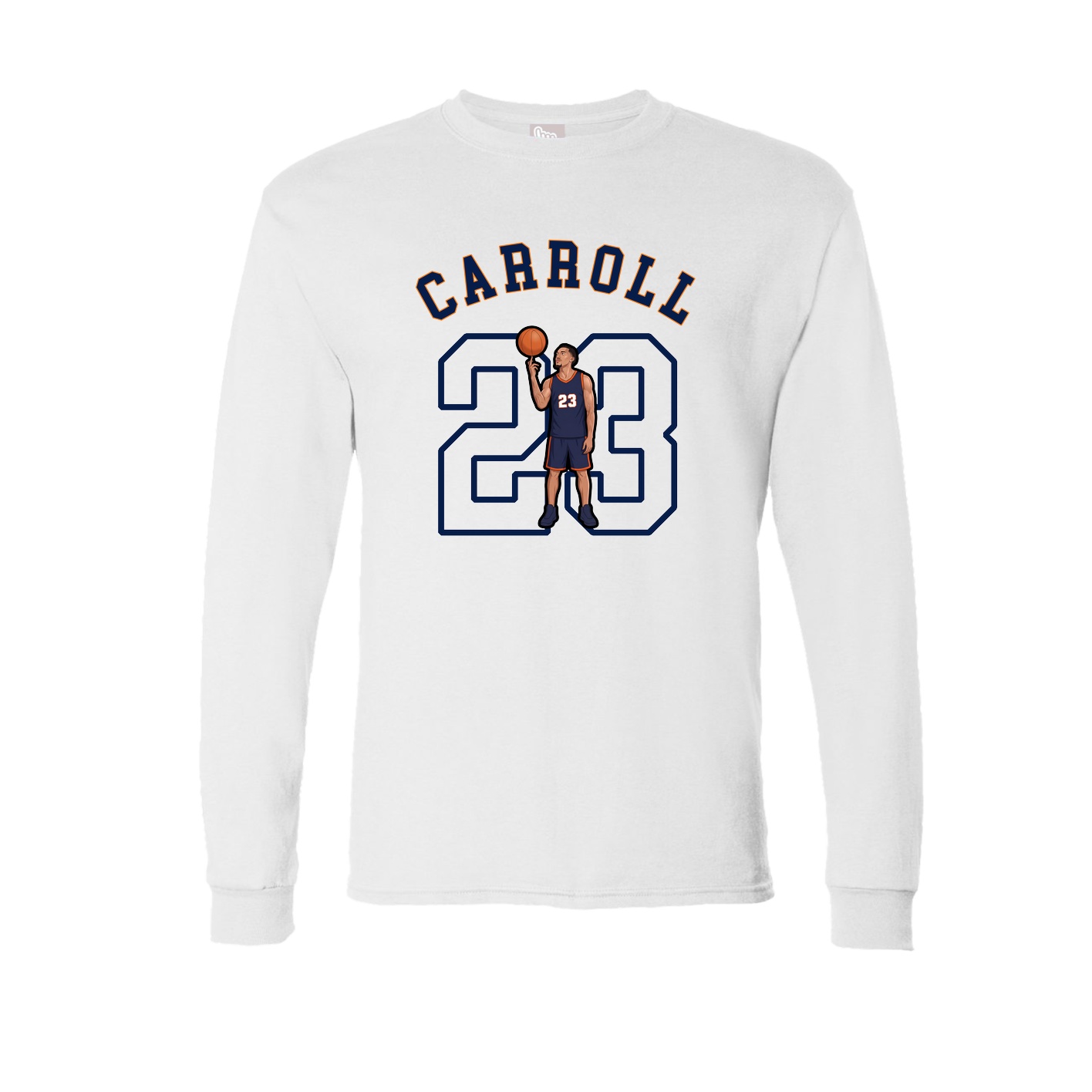 Long Sleeve Tee — Shirsey Arch in White