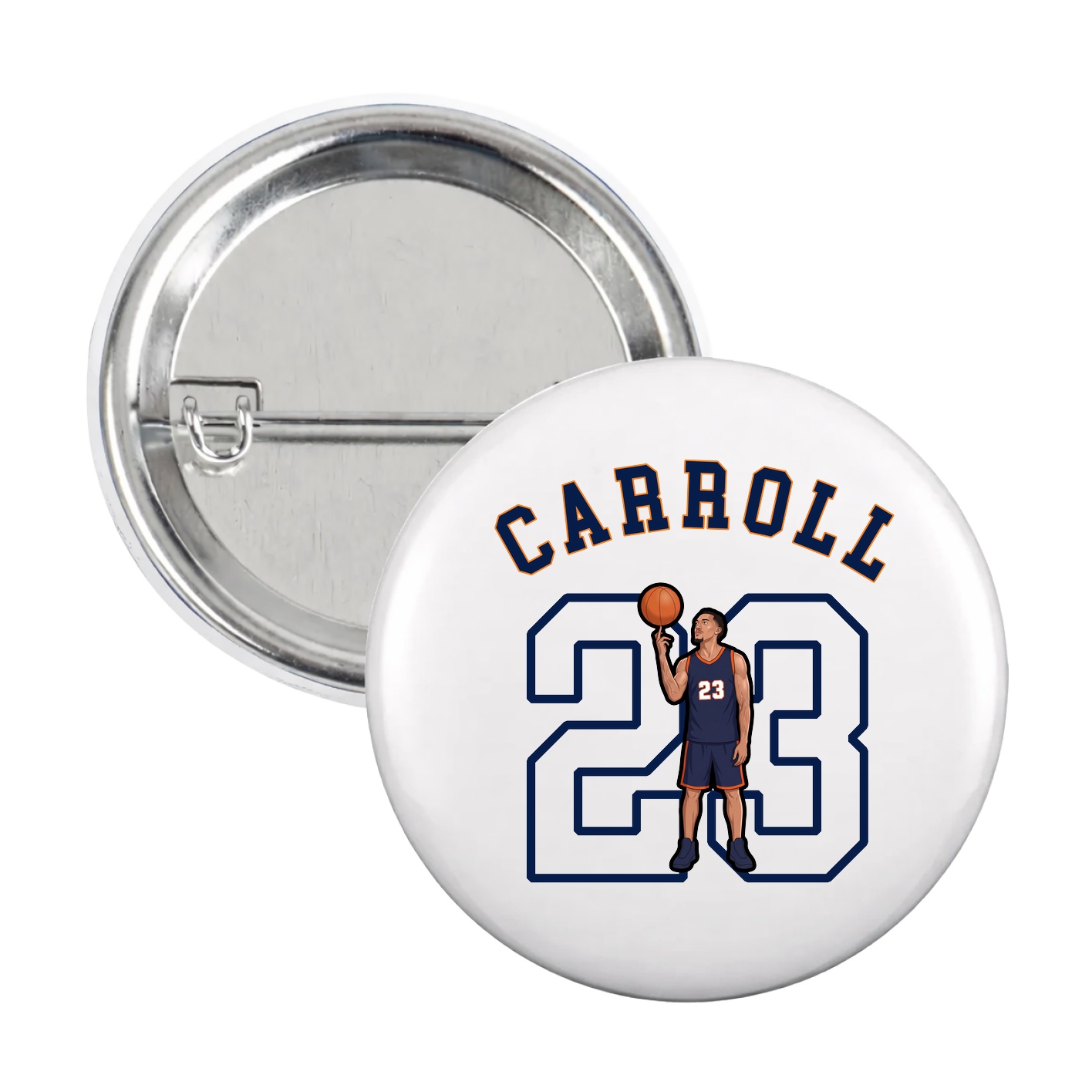 Game Day Button — Shirsey Arch in White