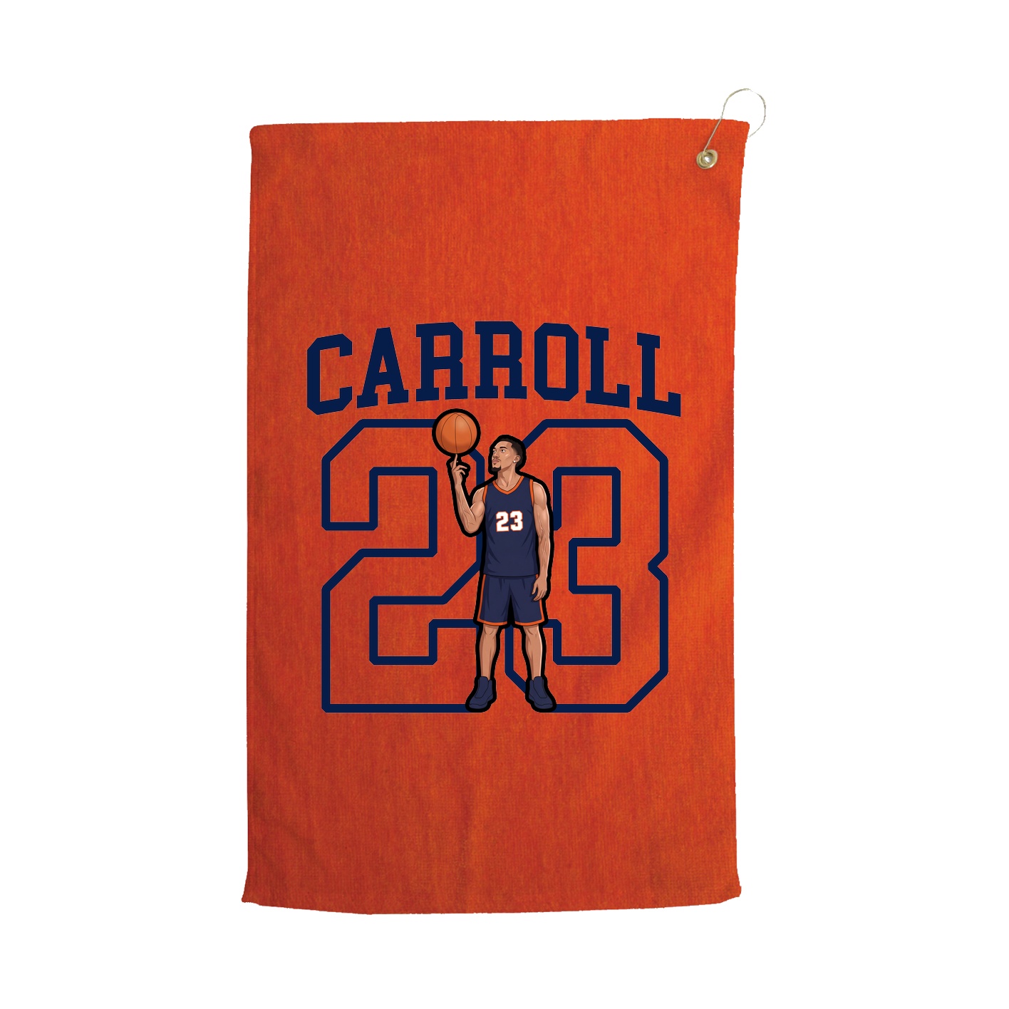 Golf Towel — Shirsey in Orange