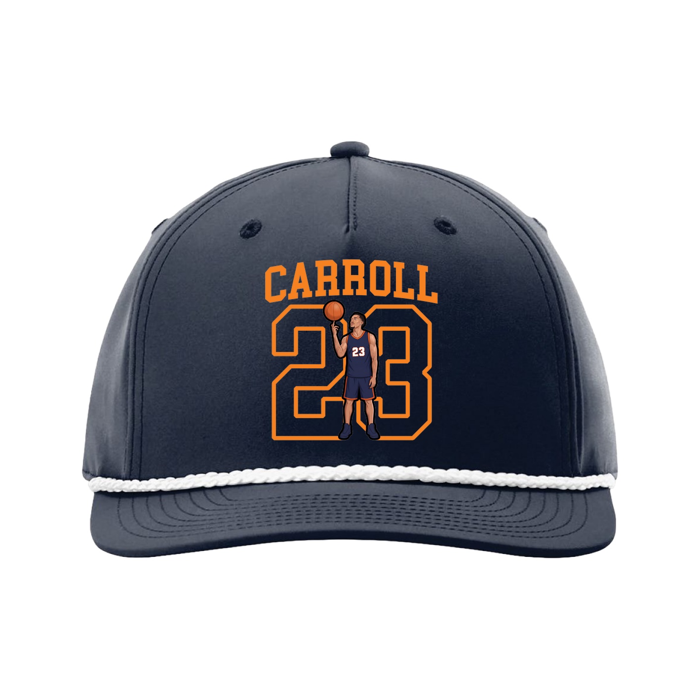 Five-Panel Classic Rope Cap — Shirsey in Navy
