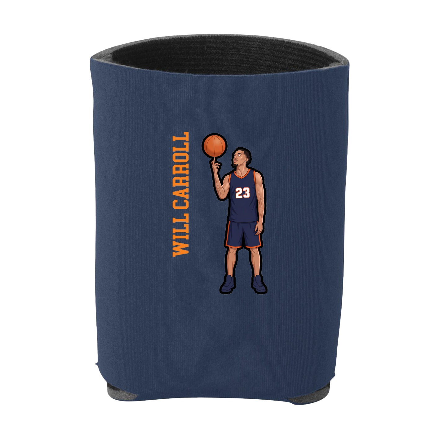Can Holder — Name Vertical in Navy