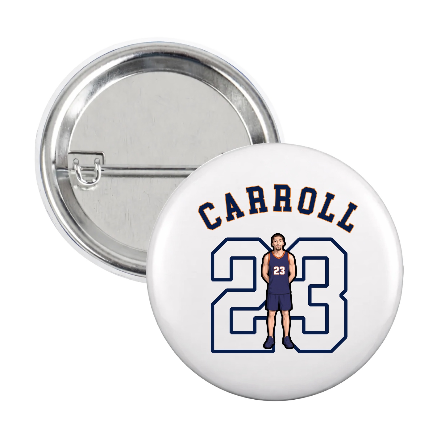 Game Day Button — Shirsey Arch in White