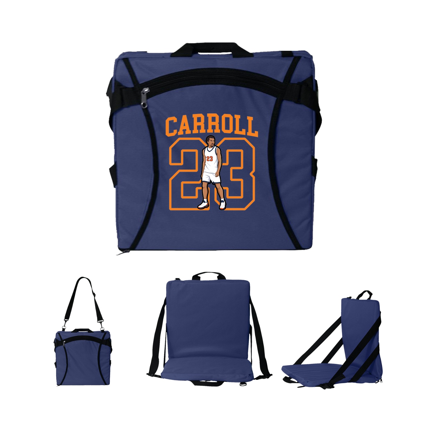 Folding Stadium Seat — Shirsey in Navy