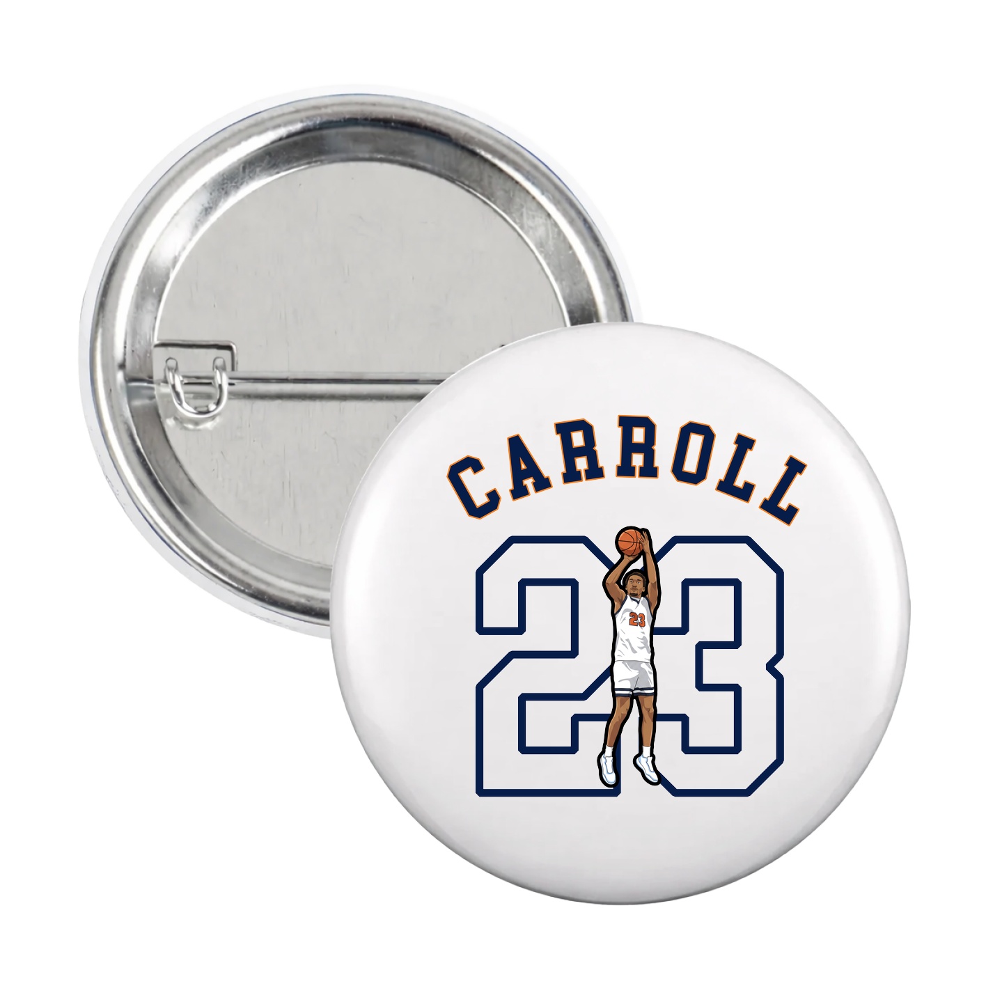 Game Day Button — Shirsey Arch in White